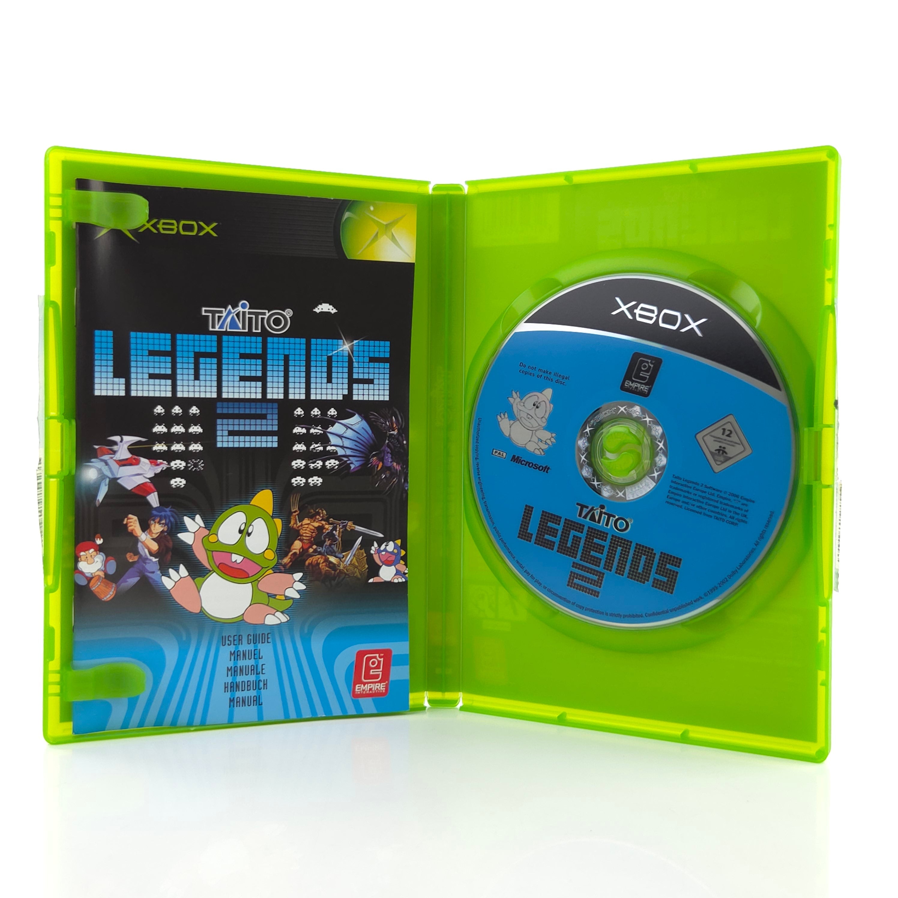 Xbox Spiel TAITO Legends 2 OVP PAL Zustand