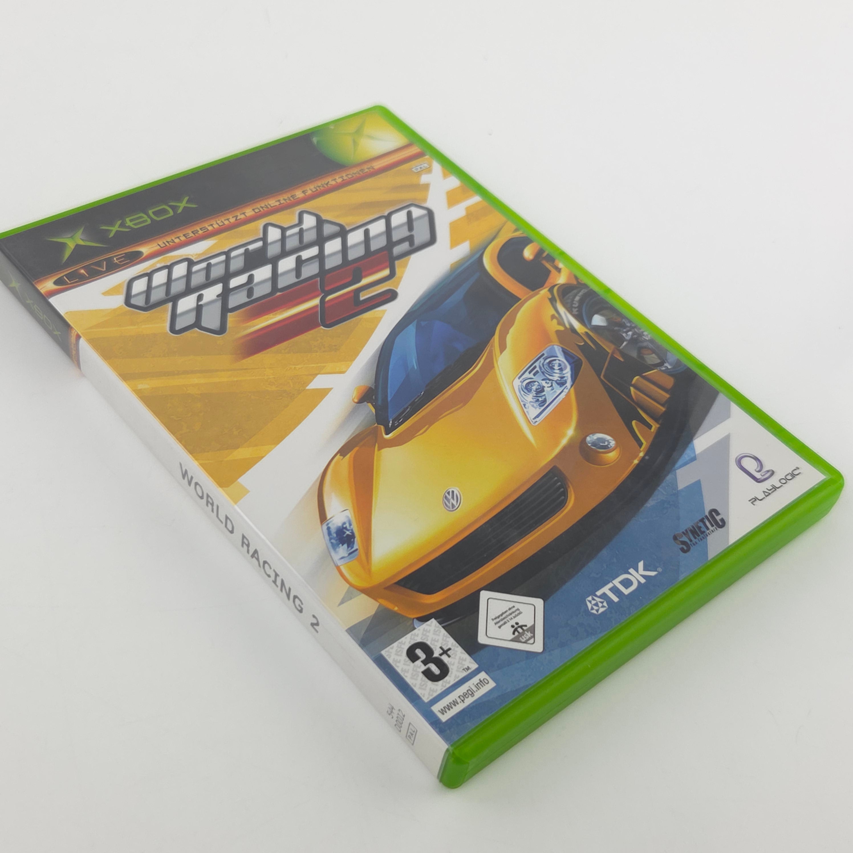 Microsoft Xbox Spiel World Racing 2 OVP PAL