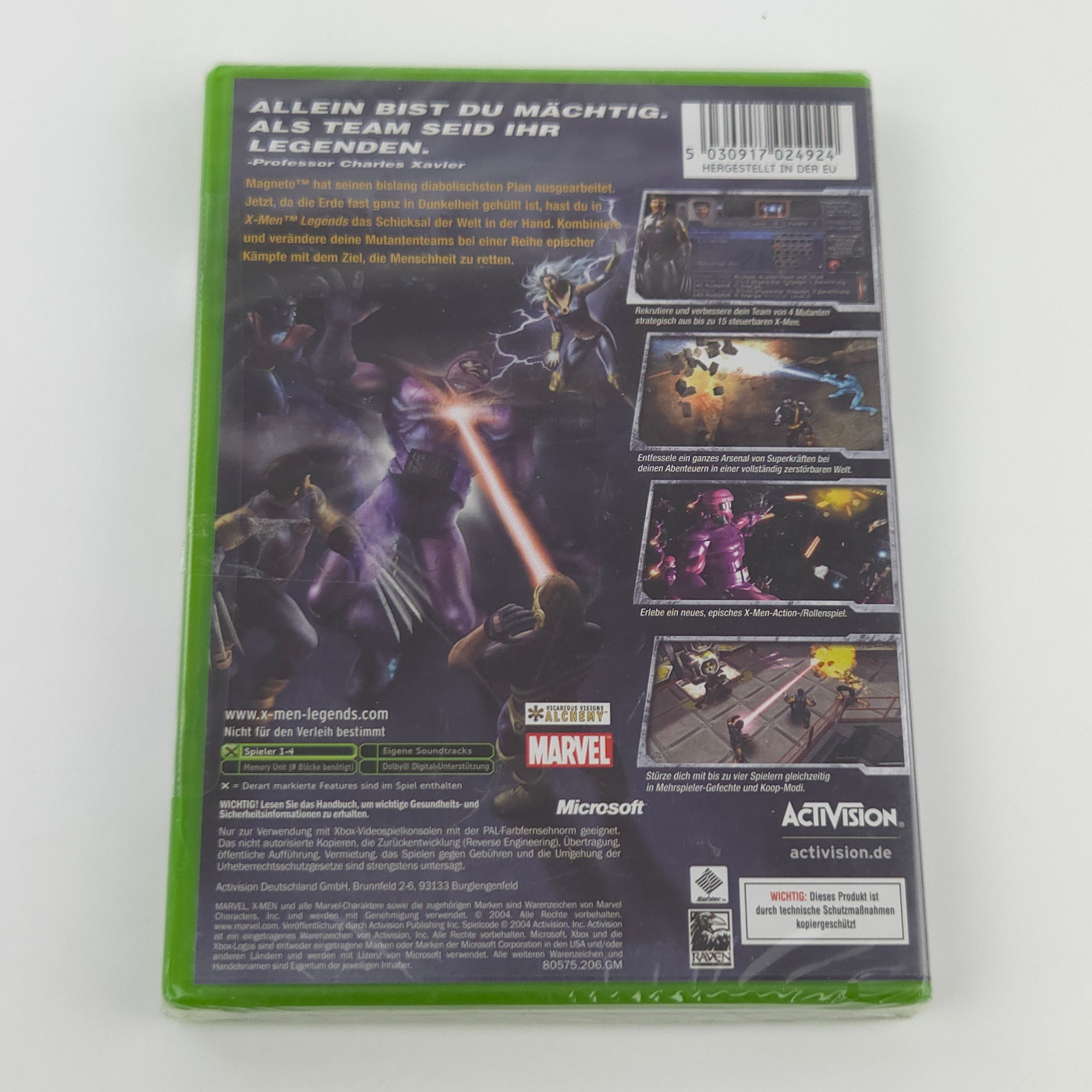 Microsoft Xbox Spiel X-Men Legends OVP Neu