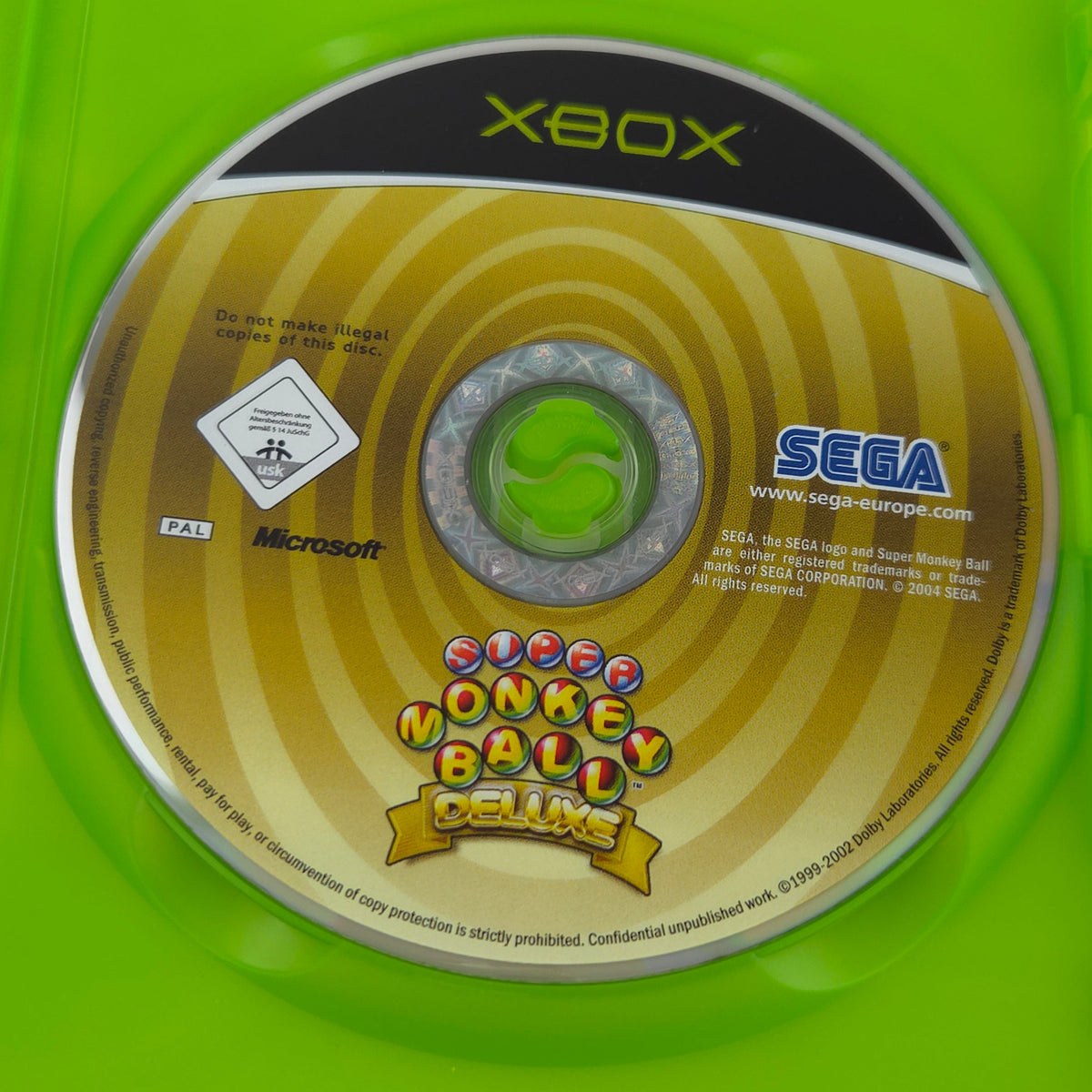 Xbox Classic Spiel Super Monkey Ball Deluxe OVP PAL