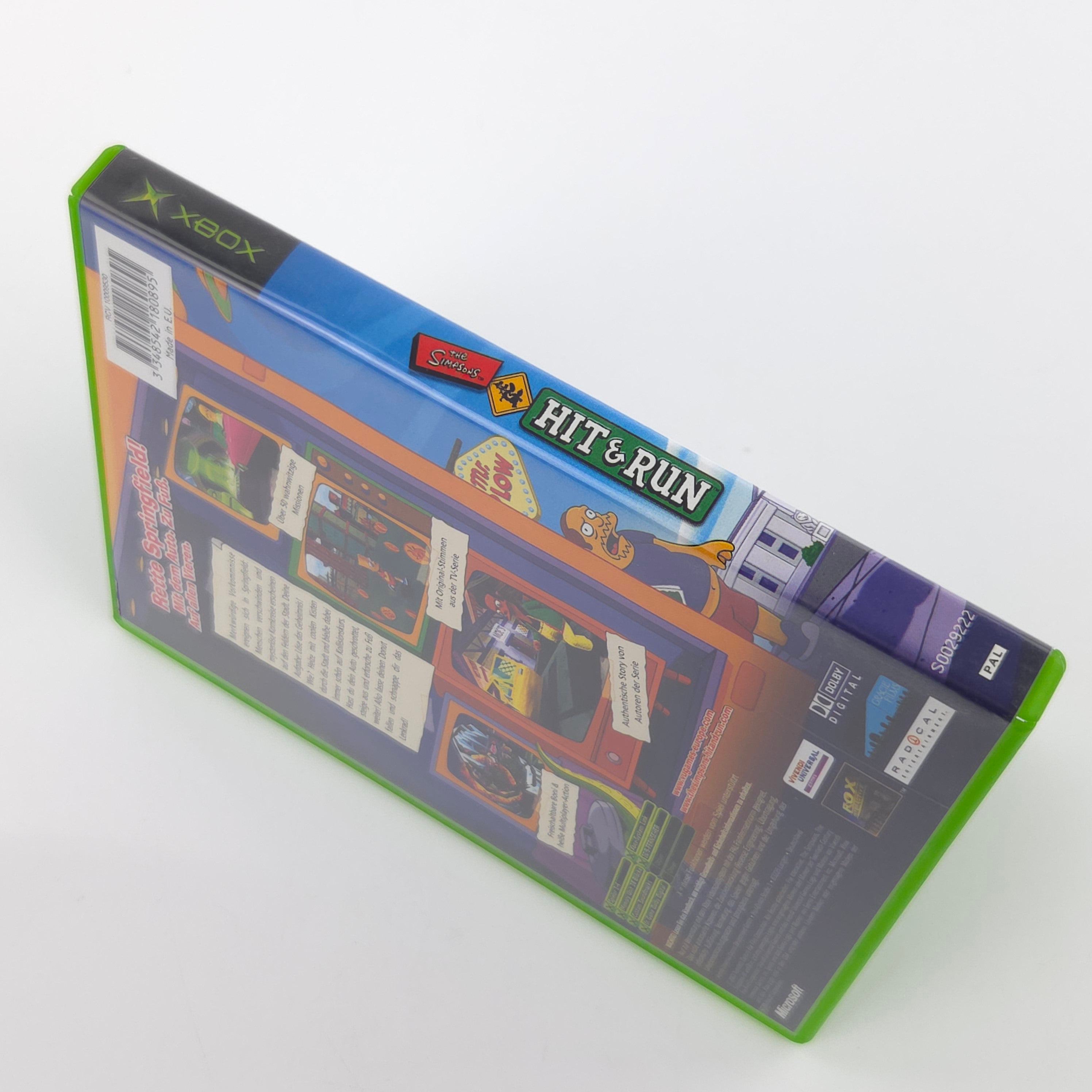 Xbox Classic Spiel – The Simpsons Hit & Run (OVP)