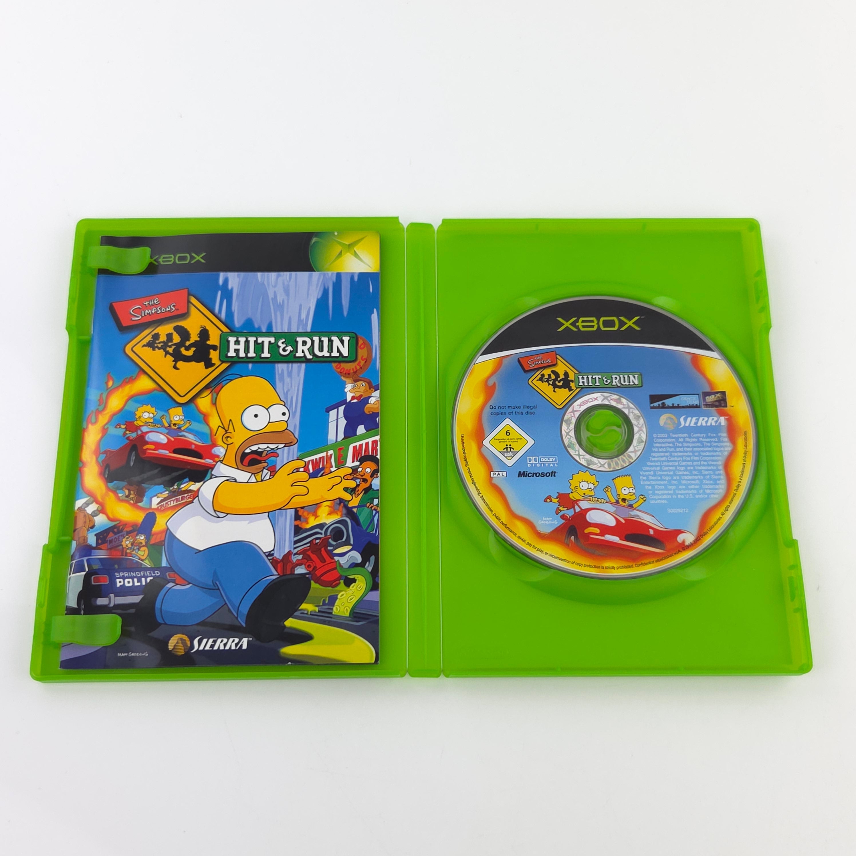 Xbox Classic Spiel – The Simpsons Hit & Run (OVP)