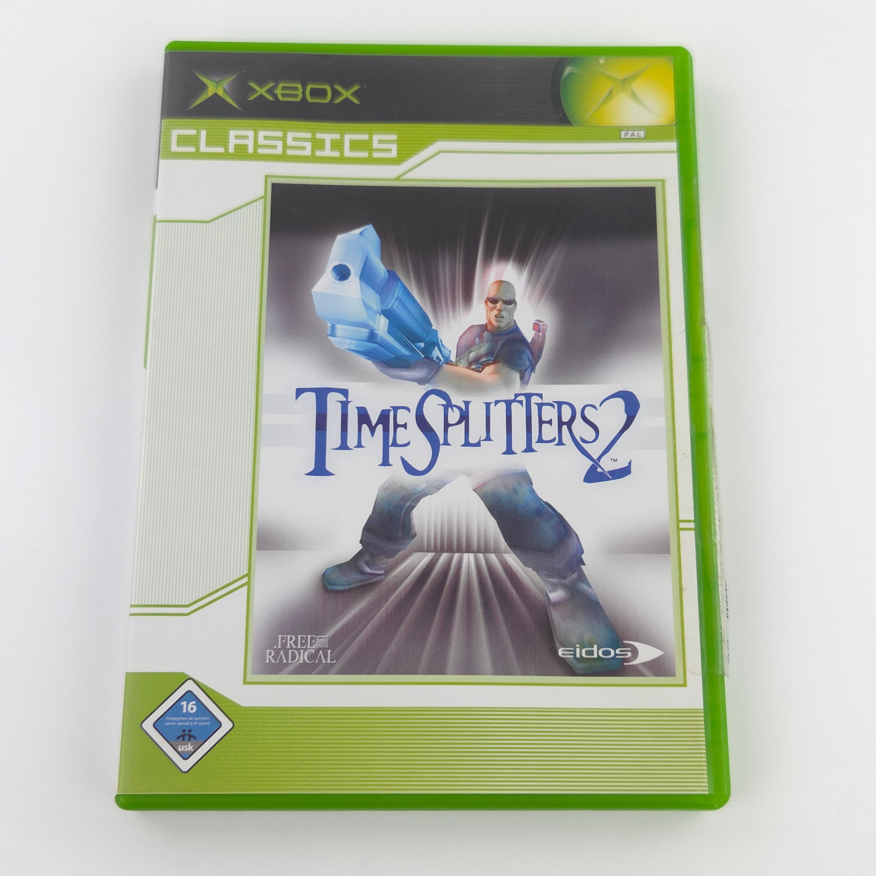 Xbox Classic Spiel – Time Splitters 2 (OVP PAL)