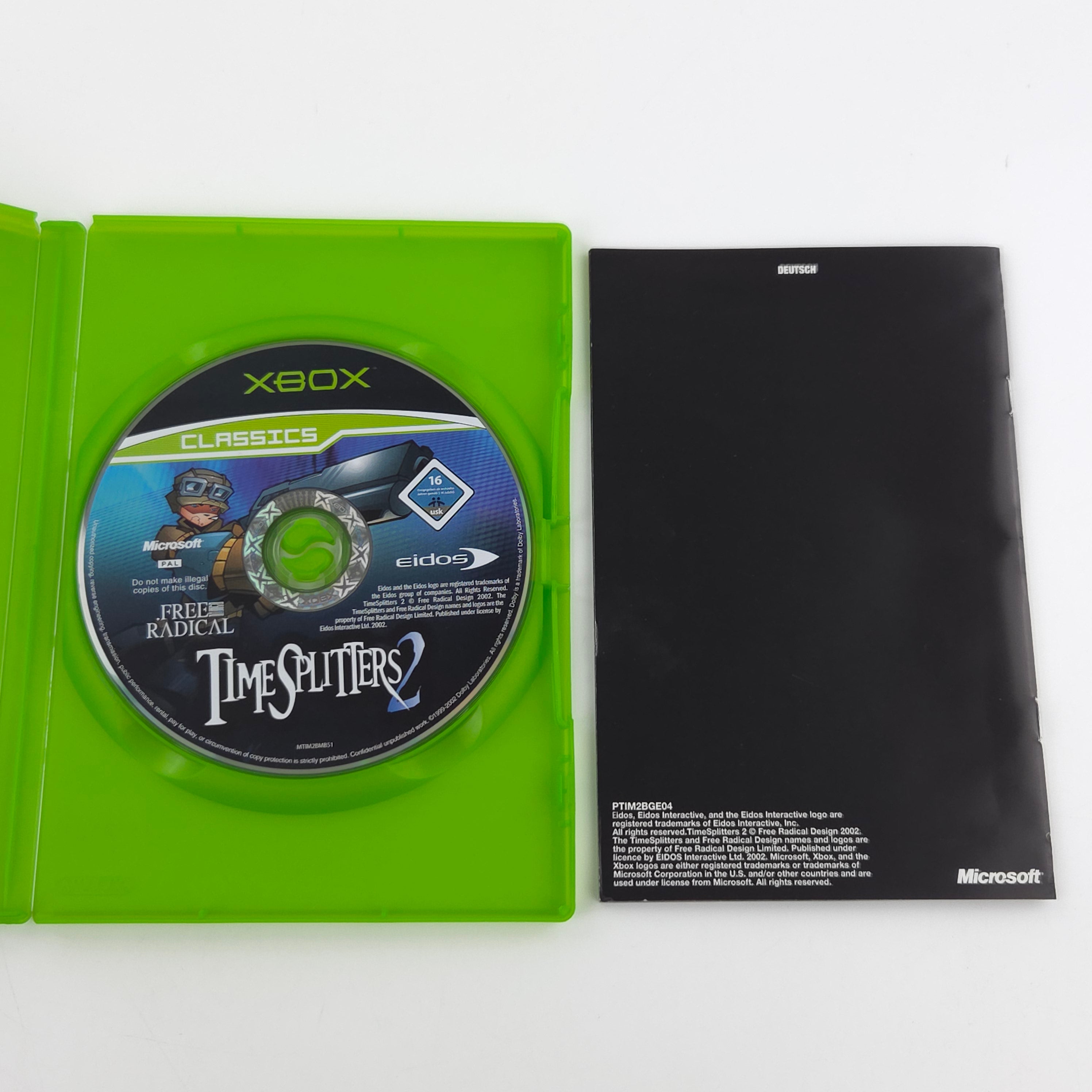 Xbox Classic Spiel – Time Splitters 2 (OVP PAL)