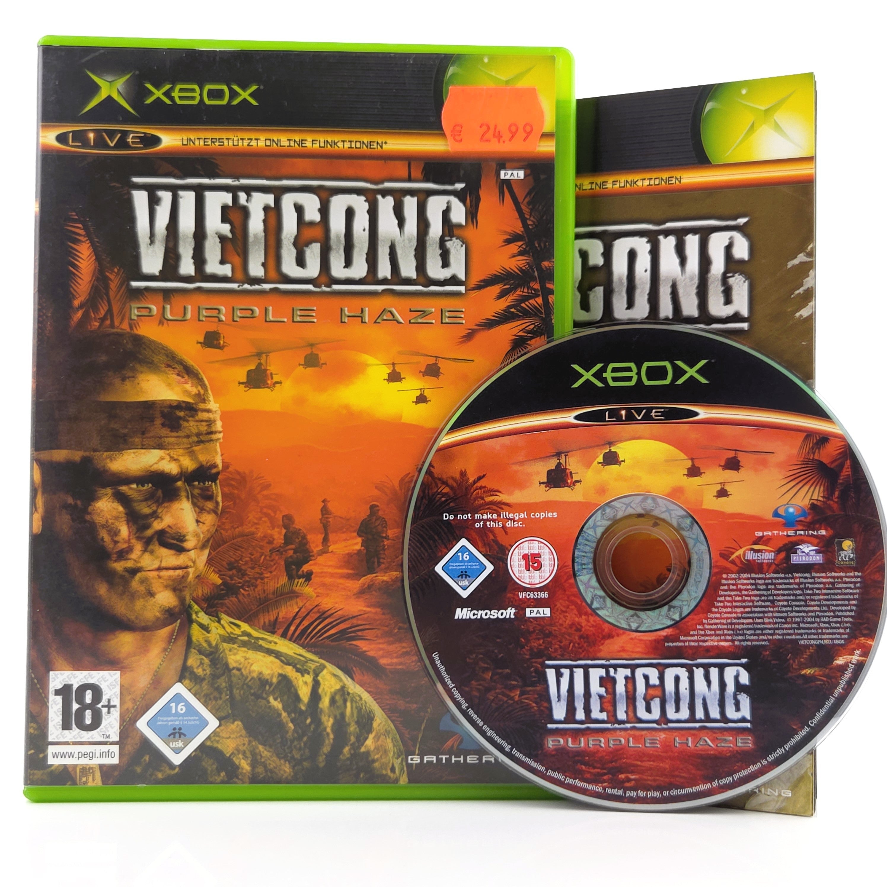 Xbox Classic Spiel – Vietcong Purple Haze (PAL OVP)