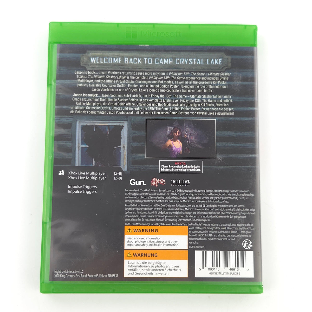 Microsoft Xbox ONE / Series X: Friday The 13th The Game Ultimate Slasher Edit.