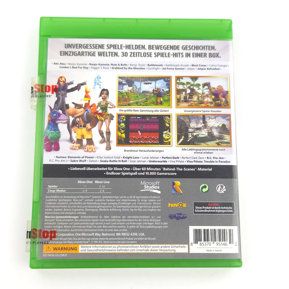 Microsoft Xbox ONE / Series X: Rare Replay Ultimate Sammlung (DE PAL USK18)
