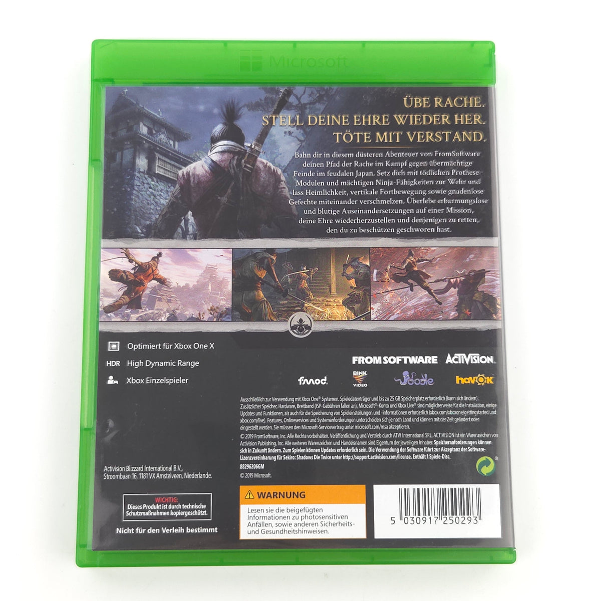 Microsoft Xbox ONE / Series X: Sekiro Shadows Die Twice (DE PAL USK18)