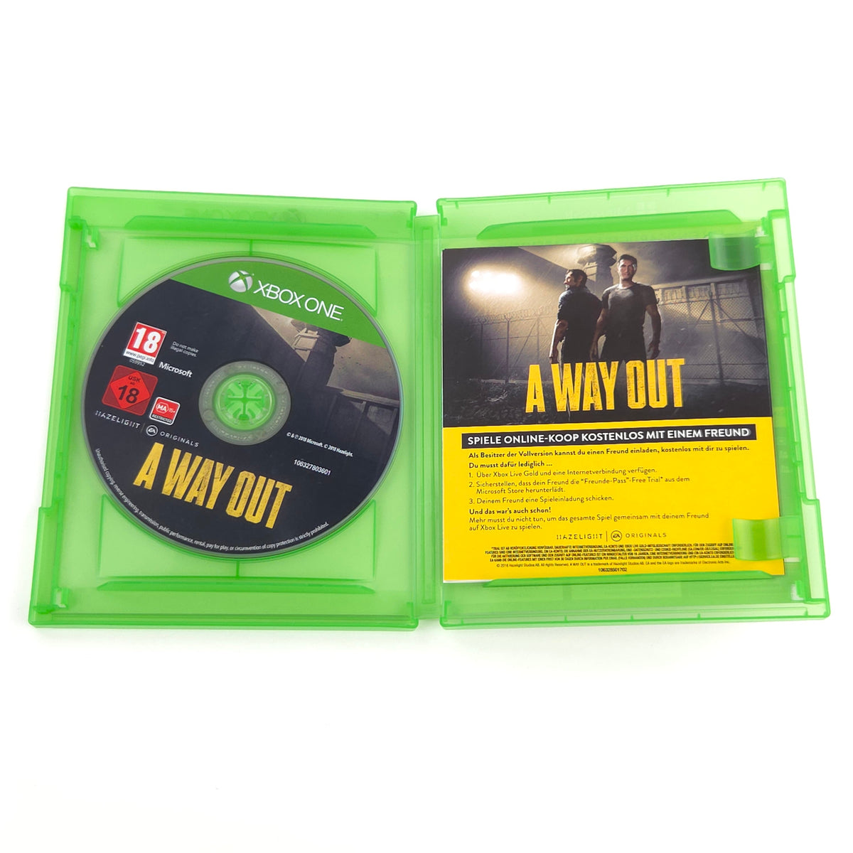 Microsoft Xbox ONE / Series X Spiel: A Way Out (DE PAL USK18)