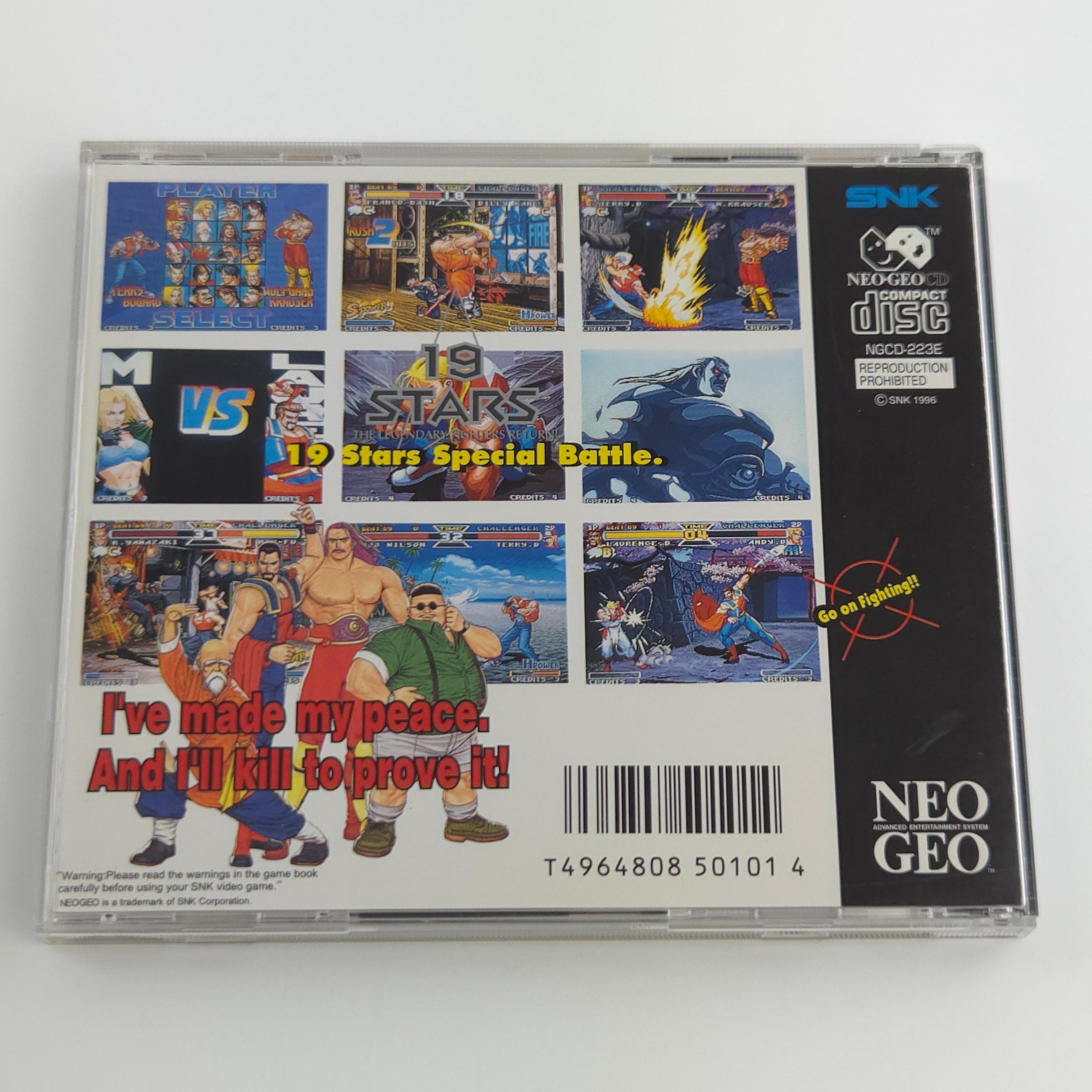 Neo-Geo CD Spiel – Real Bout Fatal Fury Special (OVP USA)