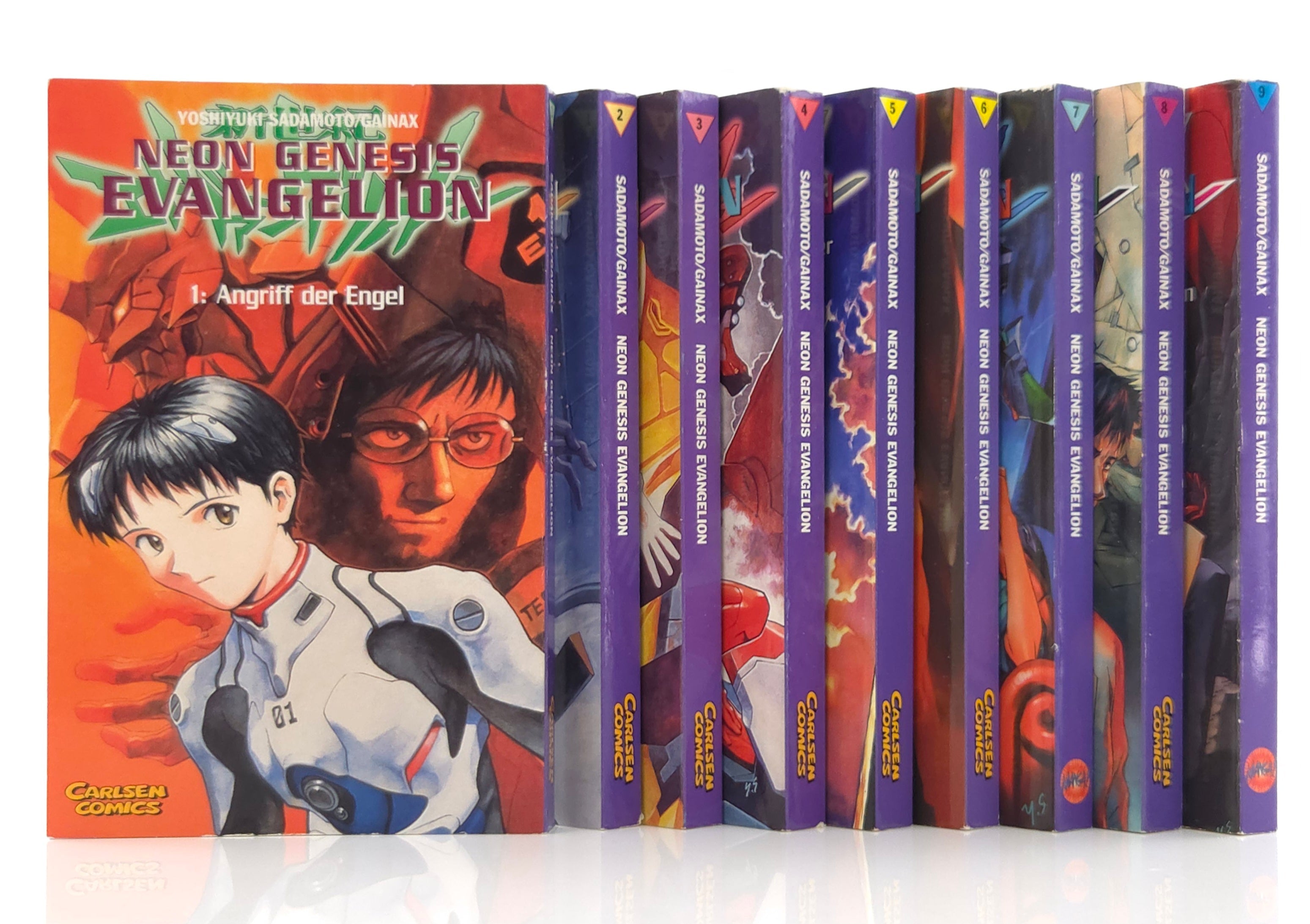Neon Genesis Evangelion Manga Band 1-9 Carlsen Comics