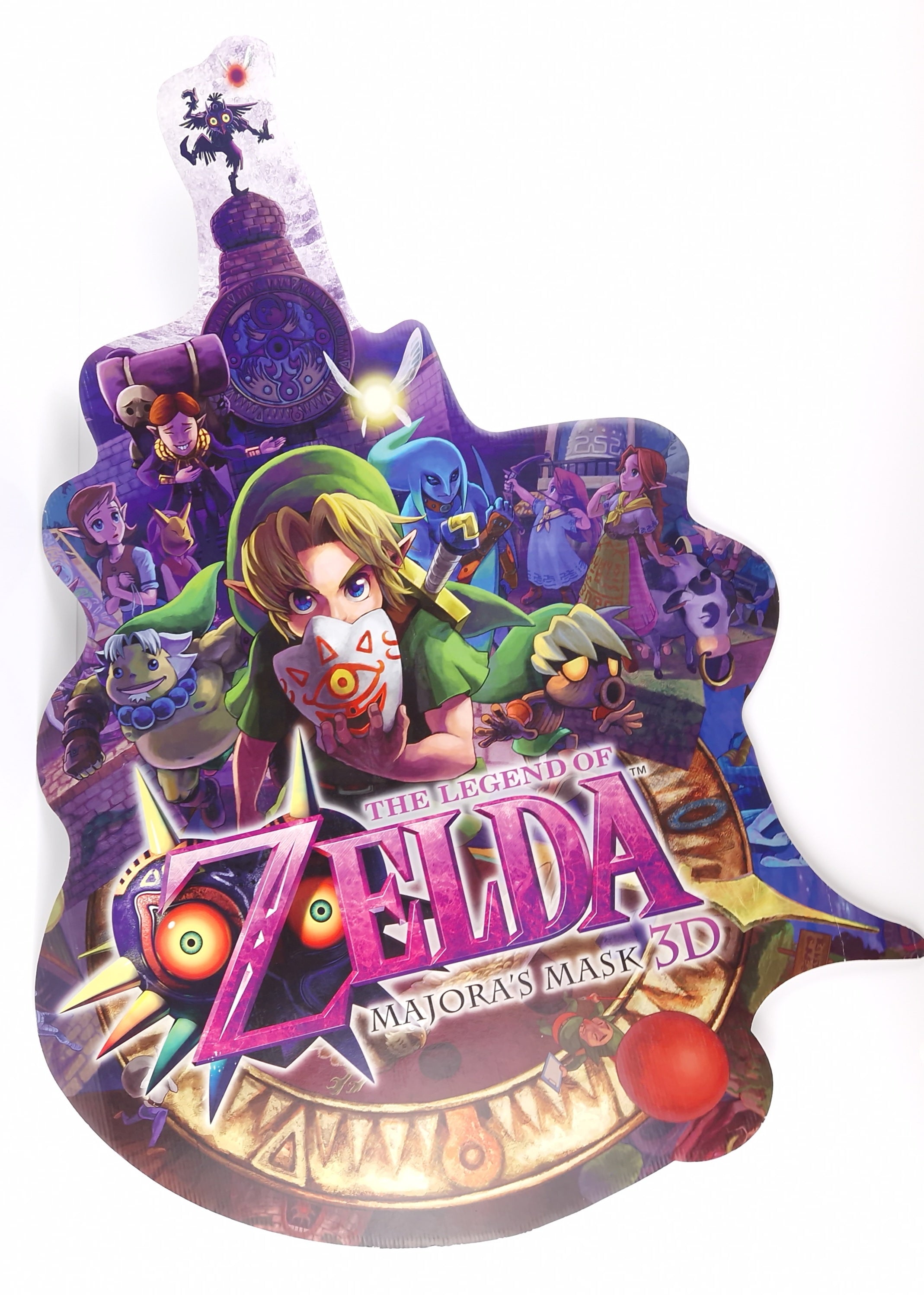 Nintendo 3DS Promo Aufsteller – Zelda Majoras Mask 3D