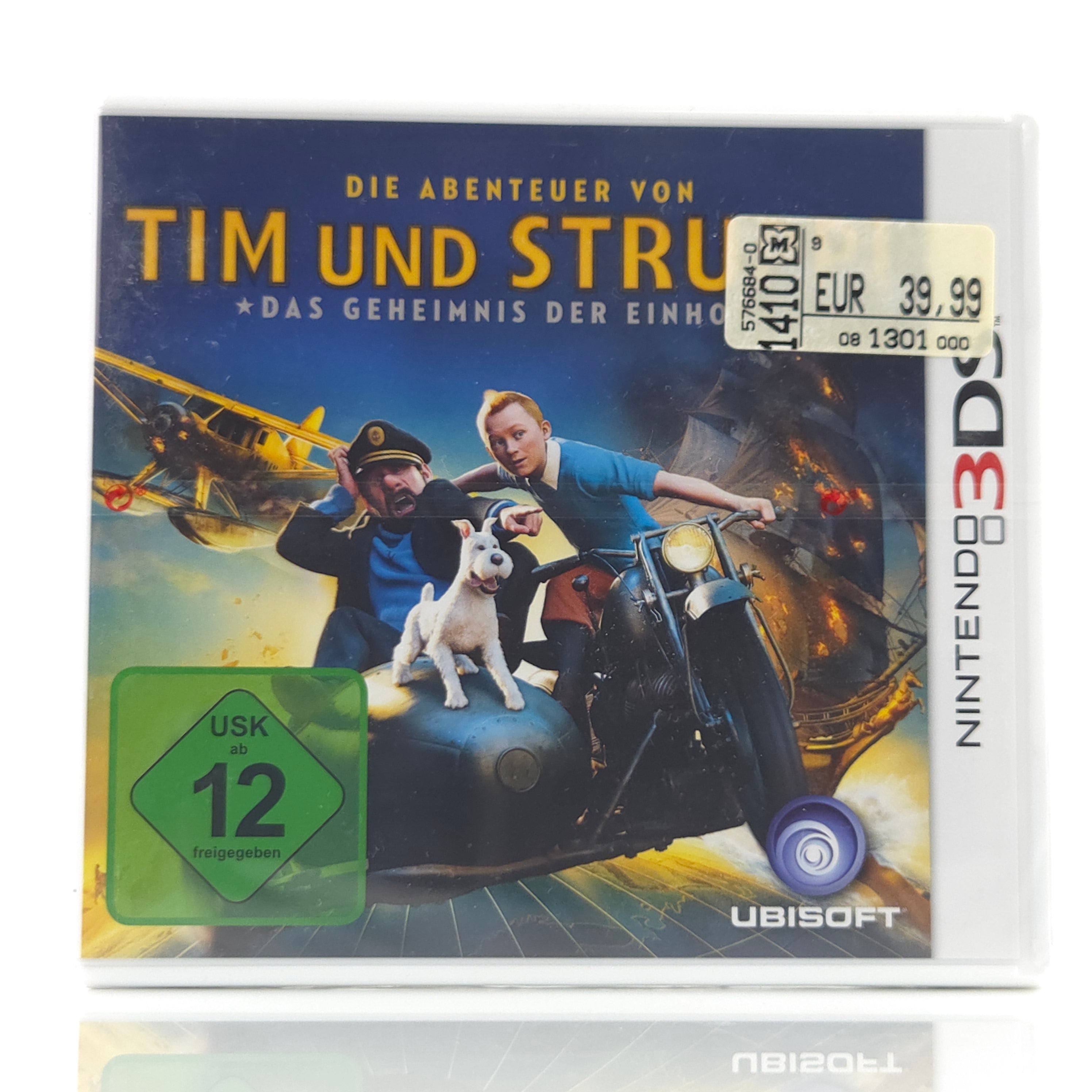 Nintendo 3DS Spiel Die Abenteuer von Tim und Struppi Neu OVP