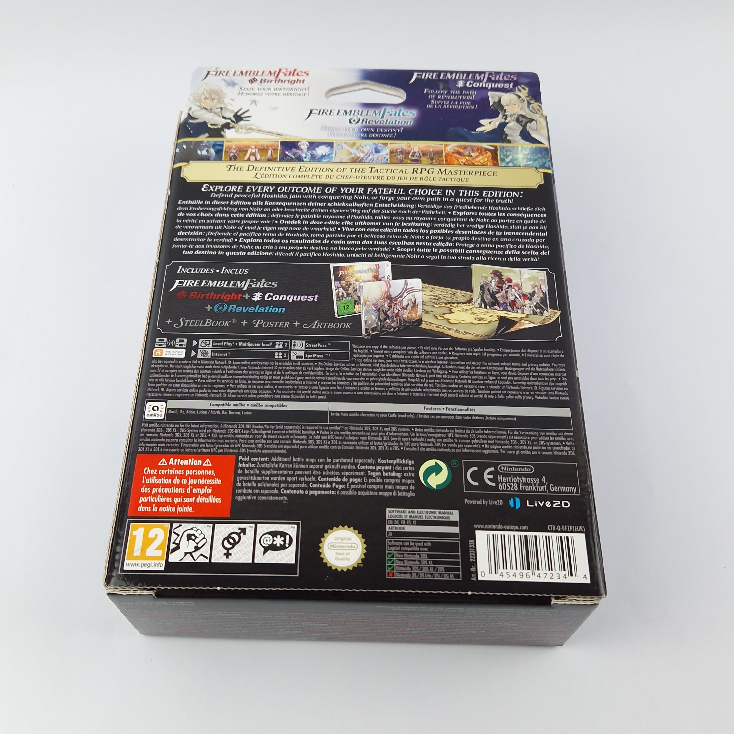 Nintendo 3DS Spiel: Fire emblem FATES Limited Edition + Perfect Guide - NEU NEW