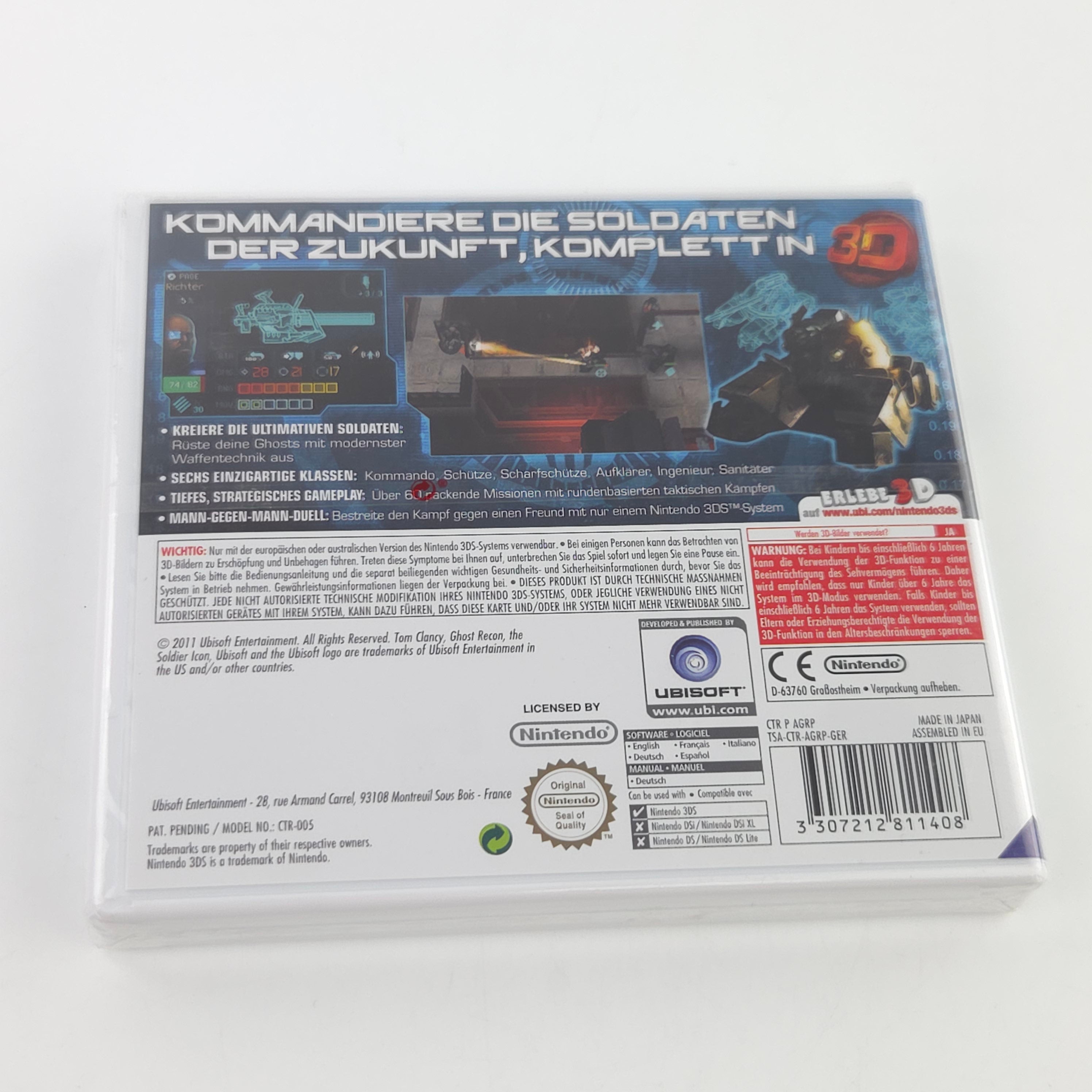 Nintendo 3DS Spiel Ghost Recon Shadow Wars OVP PAL Neu