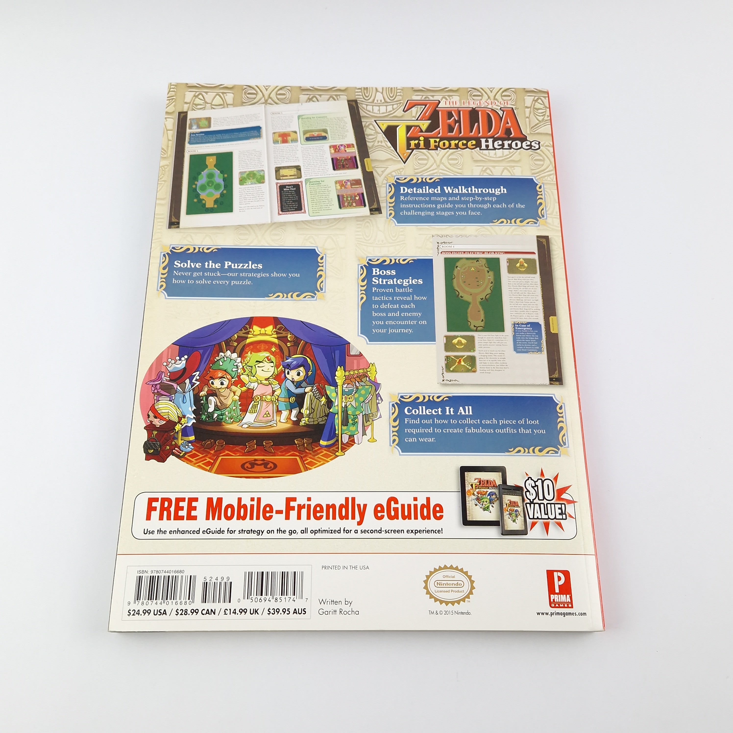 Nintendo 3DS Spiel – Zelda Triforce Heroes + Game Guide