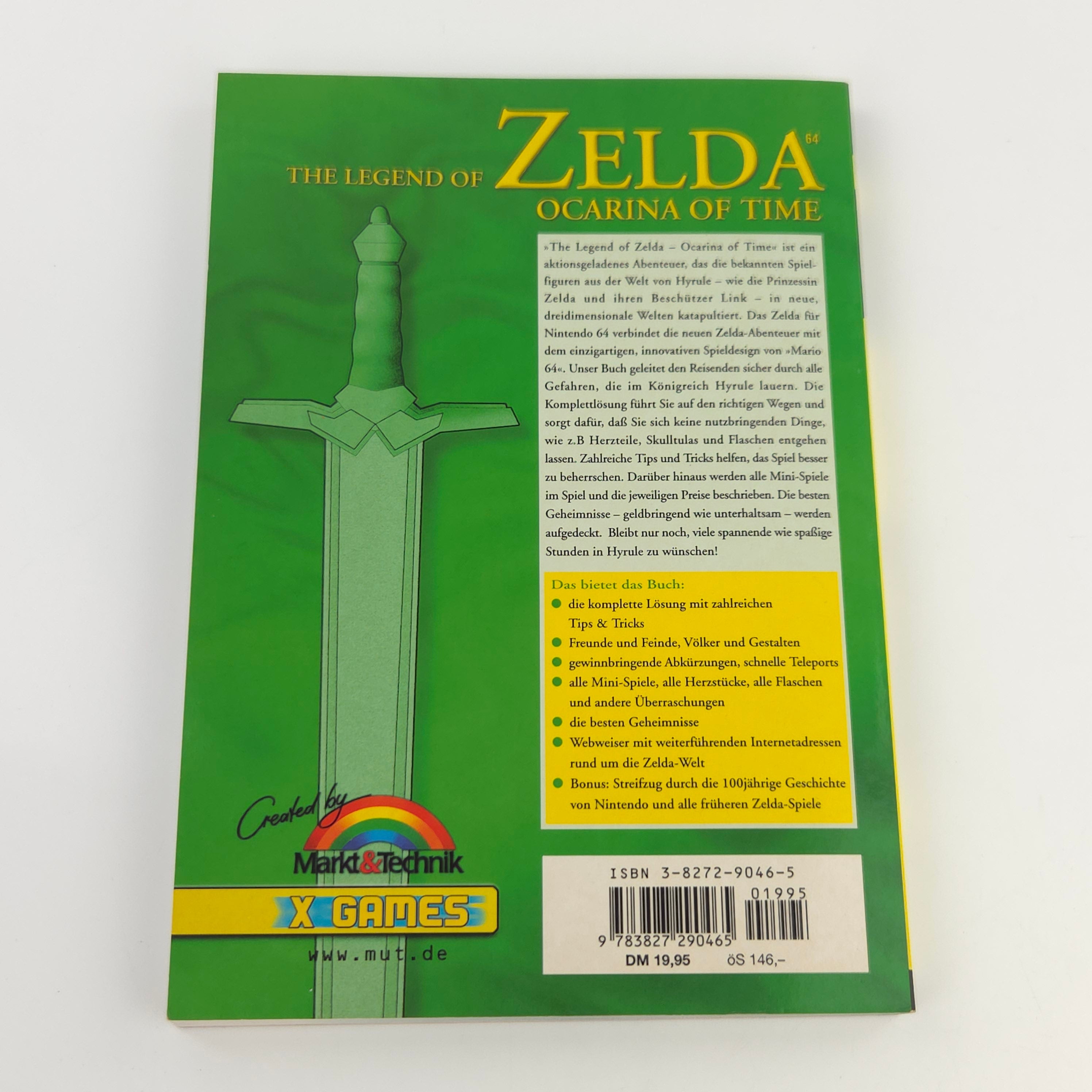 Nintendo 64 Zelda Ocarina of Time Handbuch Komplettlösung