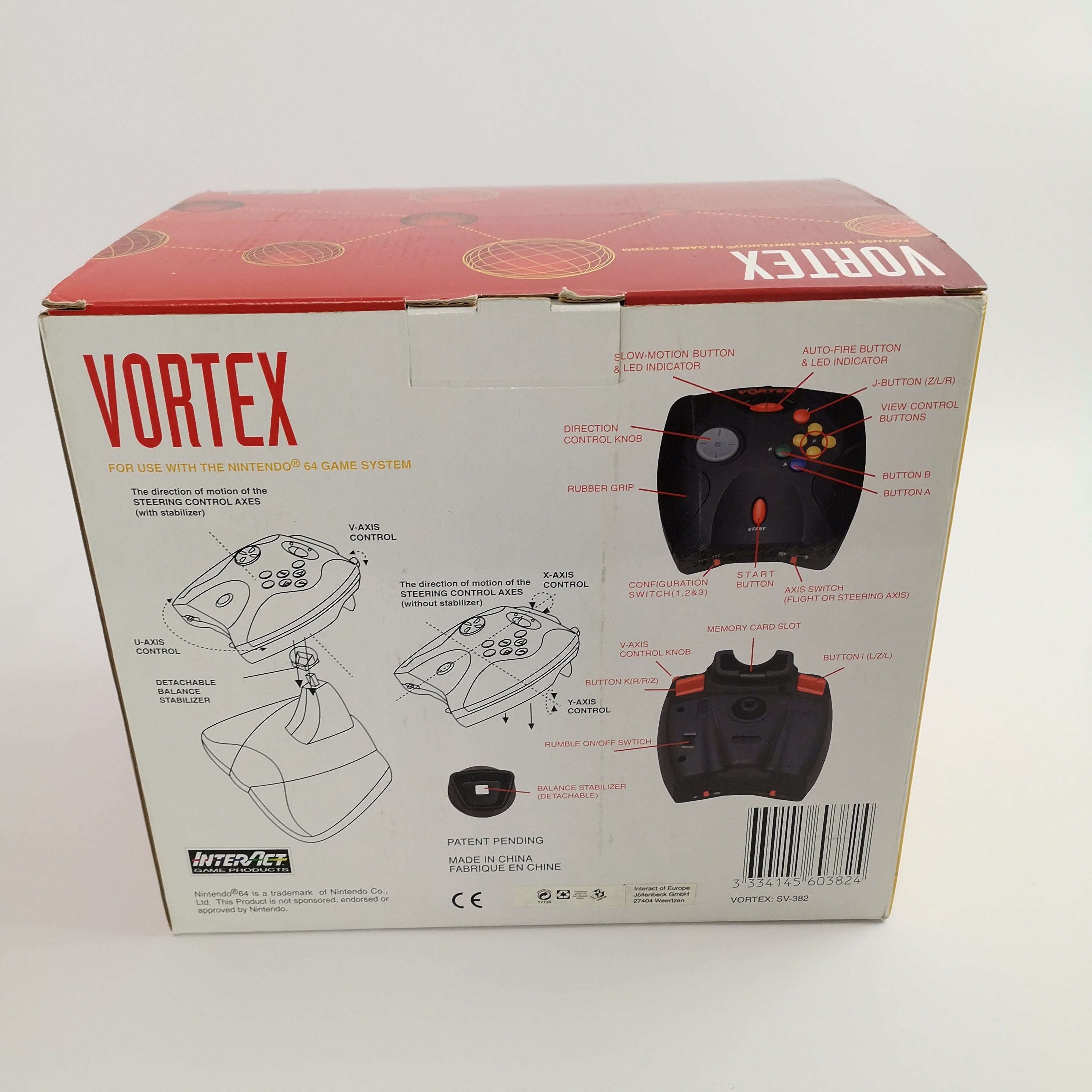 Nintendo 64 Controller – Vortex Gamepad Interact Neu OVP