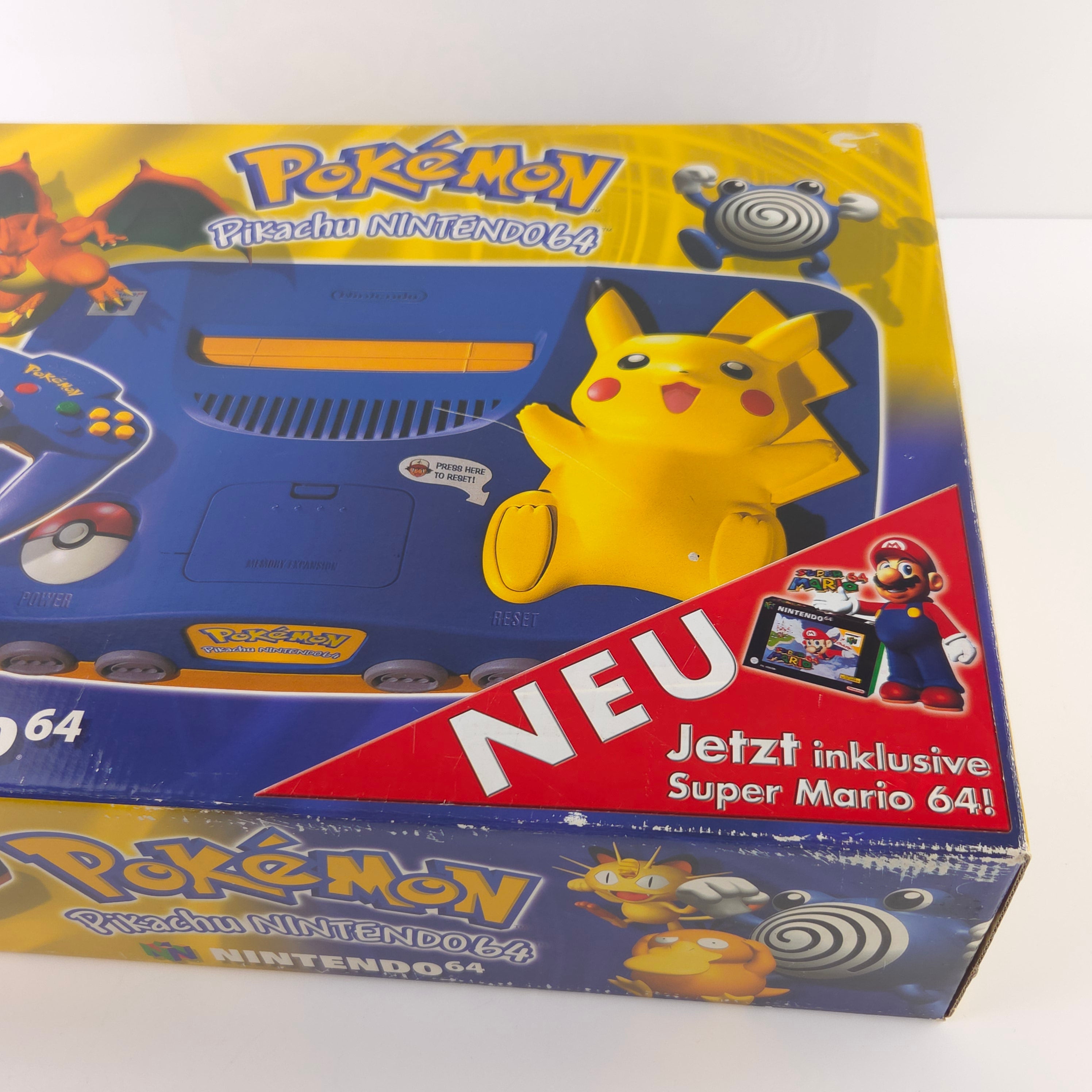 Nintendo 64 Konsole Pokemon Pikachu Edition N64 OVP PAL