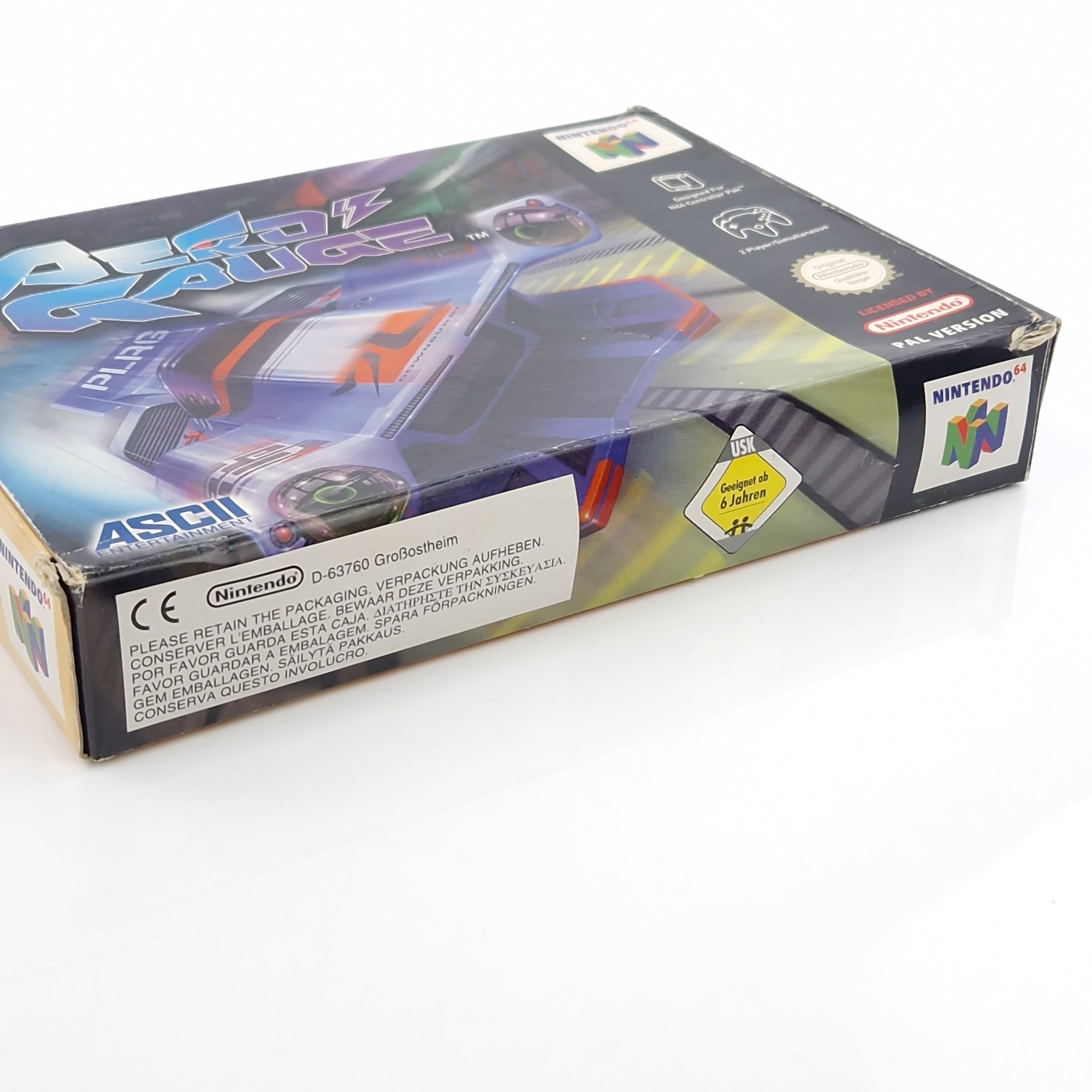 Nintendo 64 Spiel – Aero Gauge OVP Anleitung PAL N64