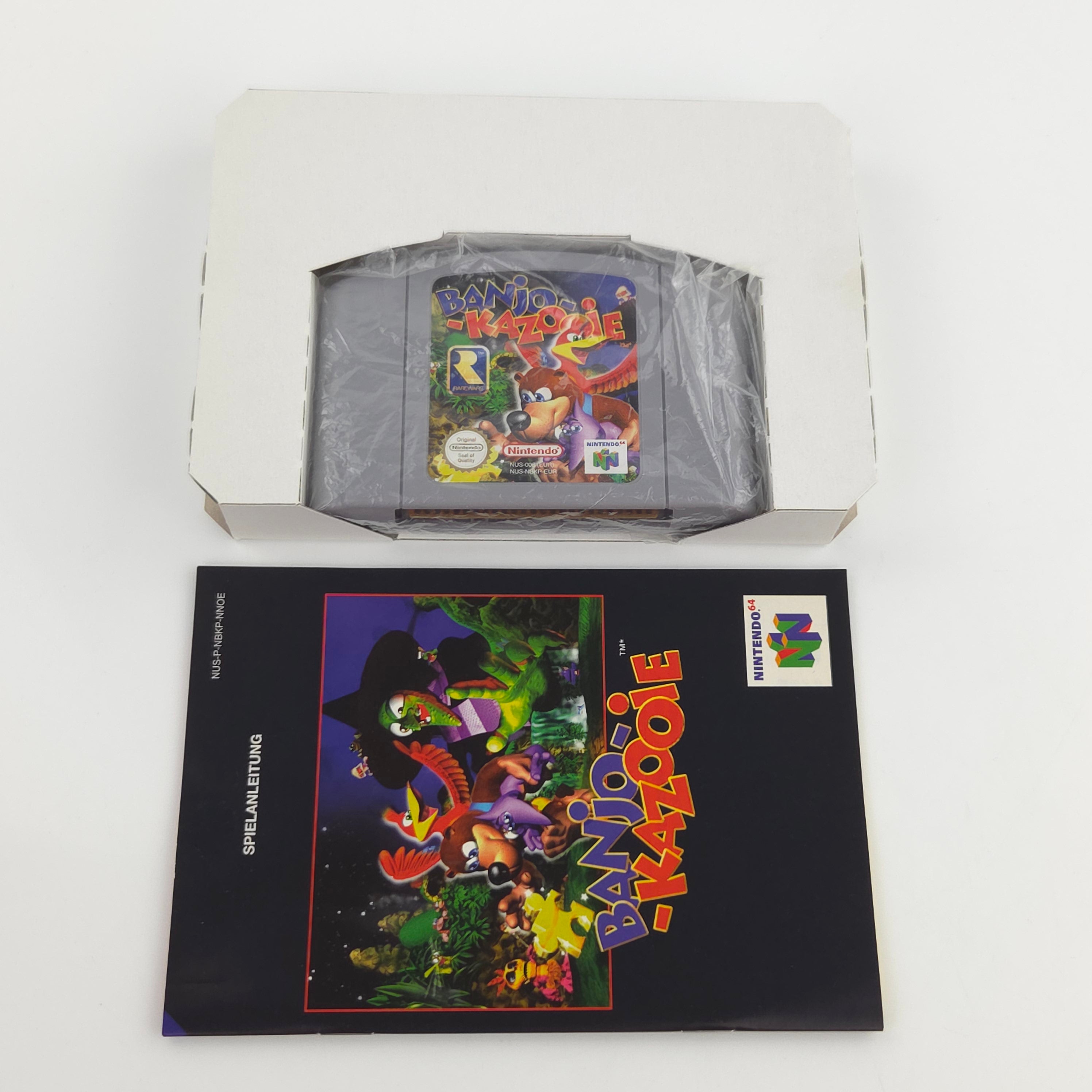 Nintendo 64 Spiel Banjo-Kazooie Berater Modul OVP PAL DE