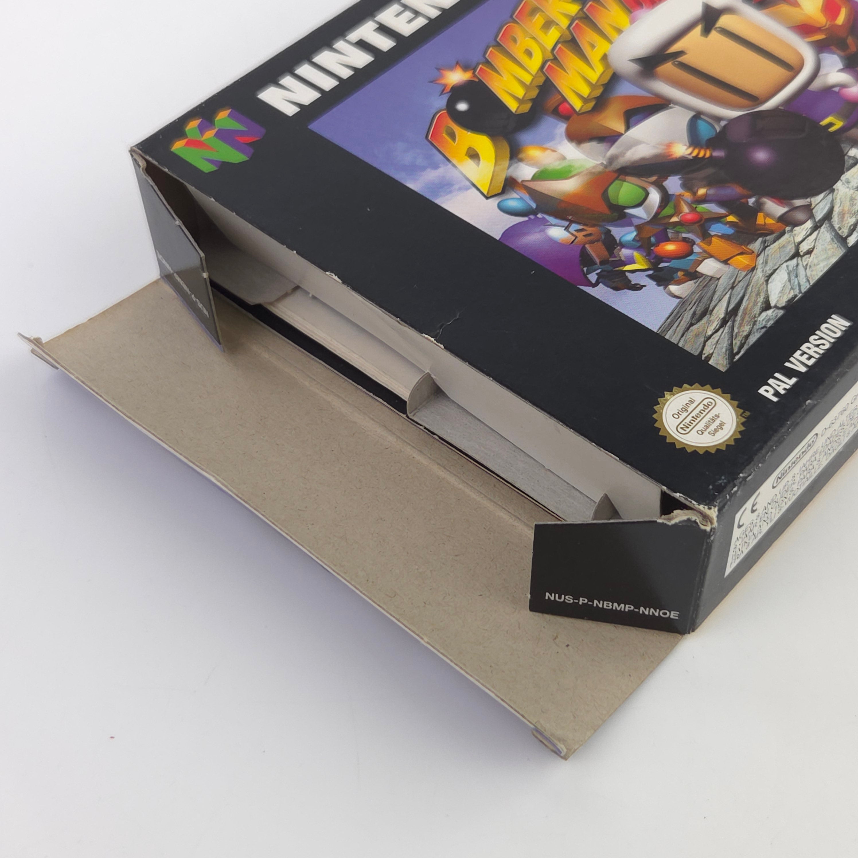 Nintendo 64 Spiel Bomberman 64 N64 OVP PAL EUR Zustand