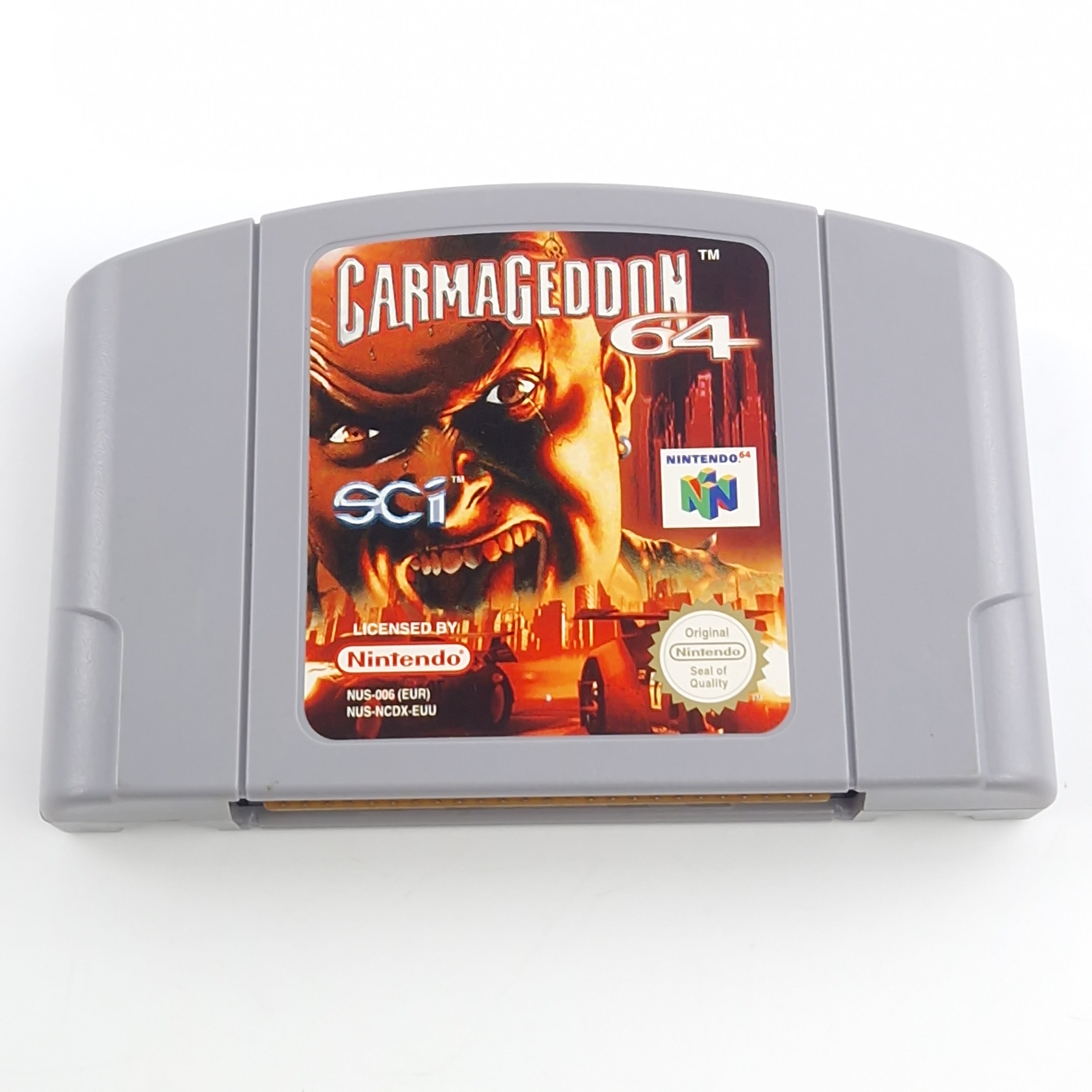 Nintendo 64 Spiel – Carmageddon 64 N64 Modul PAL EUR SCI
