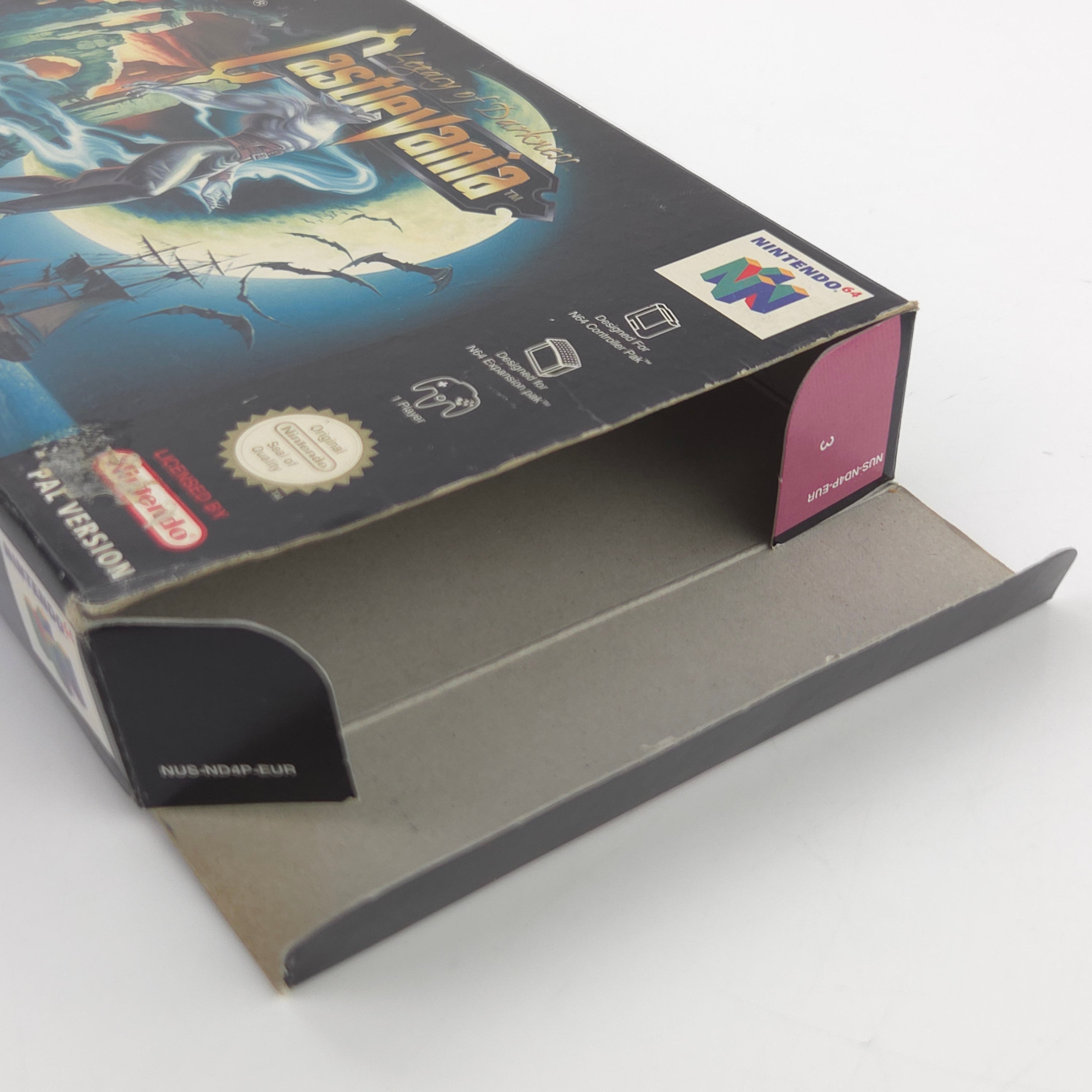 Nintendo 64 Spiel Castlevania Legacy of Darkness N64 OVP CIB PAL EUR