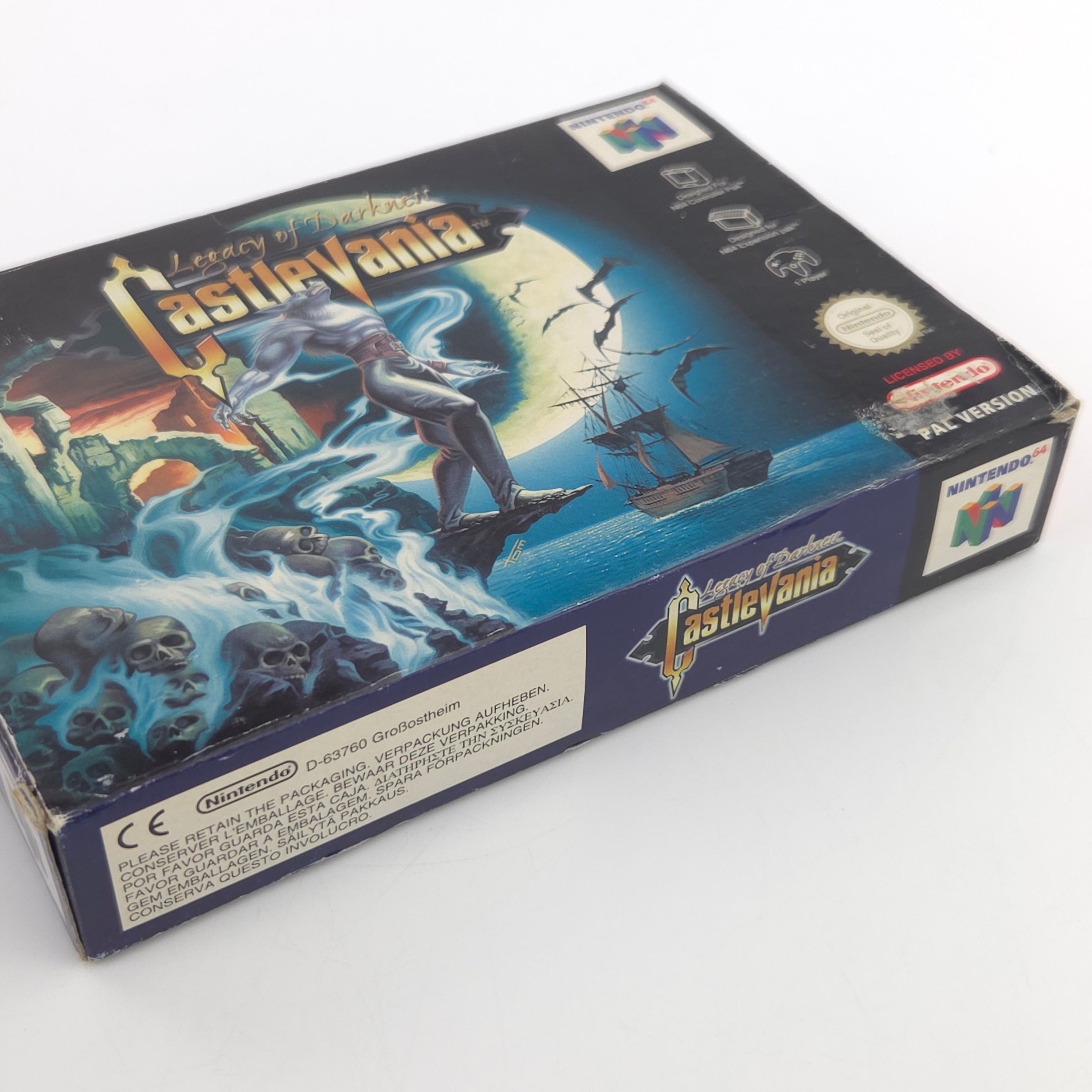 Nintendo 64 Spiel Castlevania Legacy of Darkness N64 OVP CIB PAL EUR