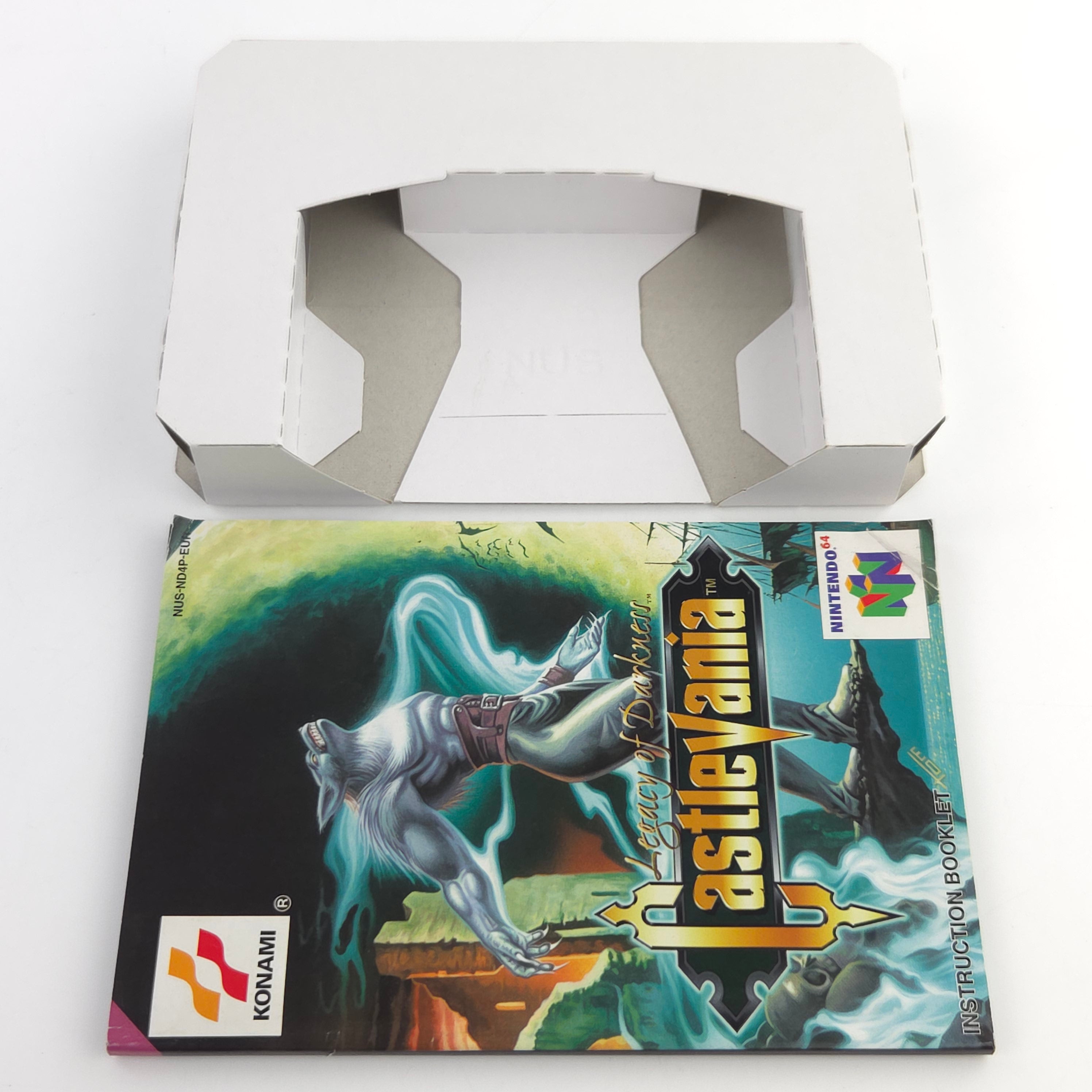 Nintendo 64 Spiel Castlevania Legacy of Darkness N64 OVP CIB PAL EUR