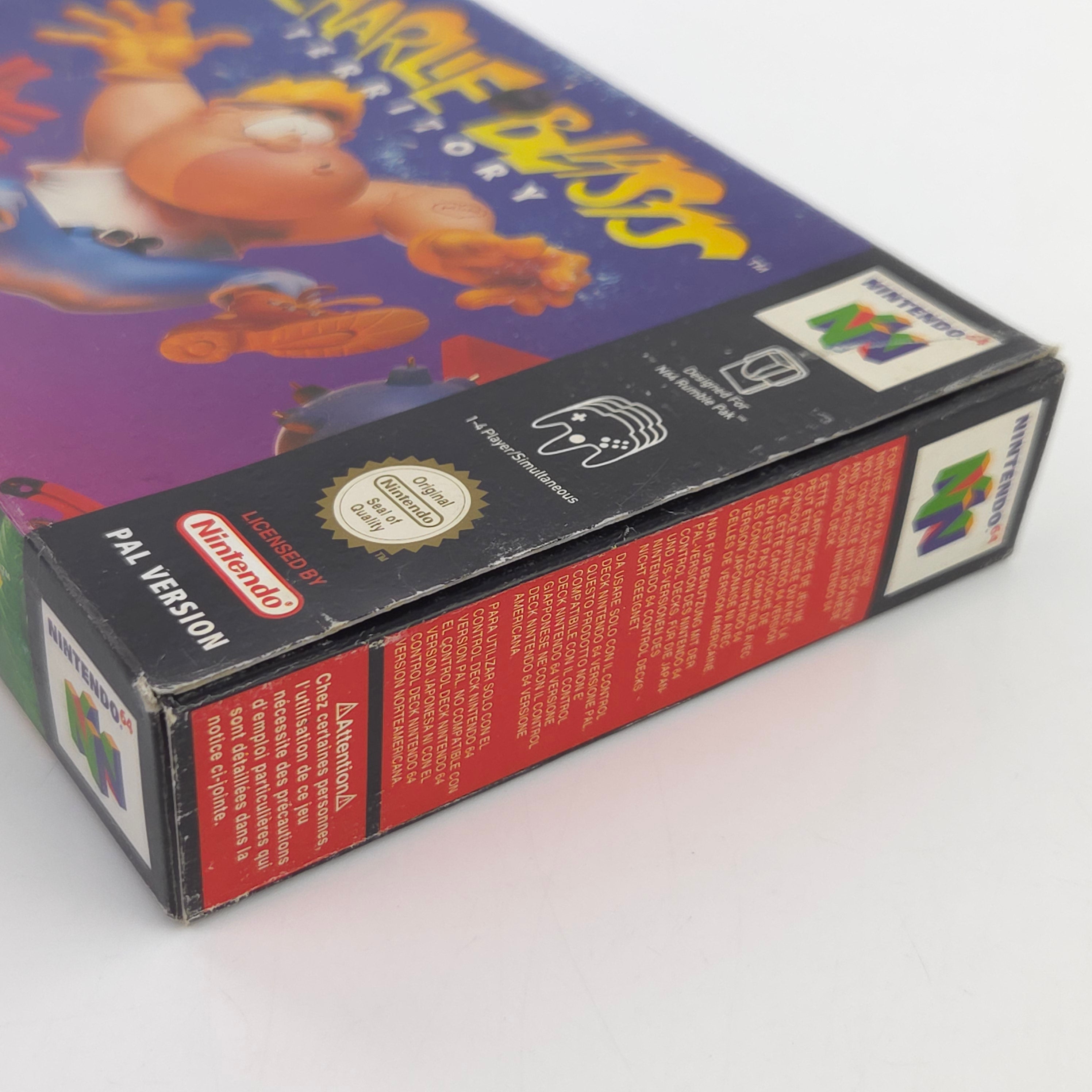 Nintendo 64 Spiel Charlie Blasts Territory N64 OVP CIB