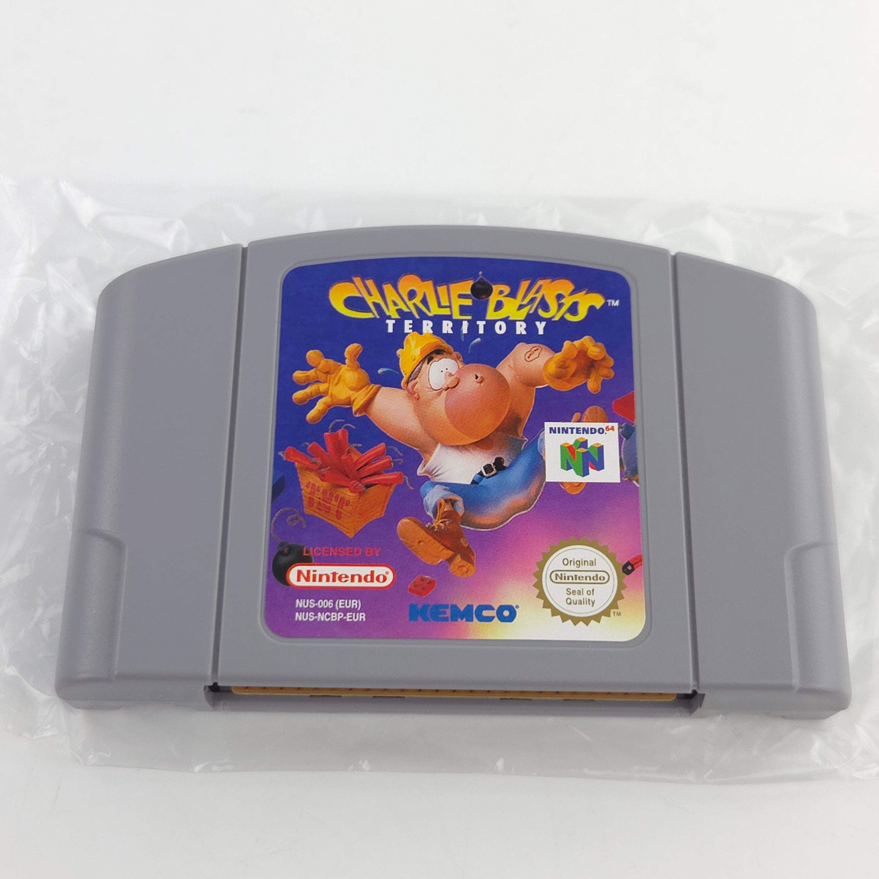 Nintendo 64 Spiel Charlie Blasts Territory N64 OVP CIB
