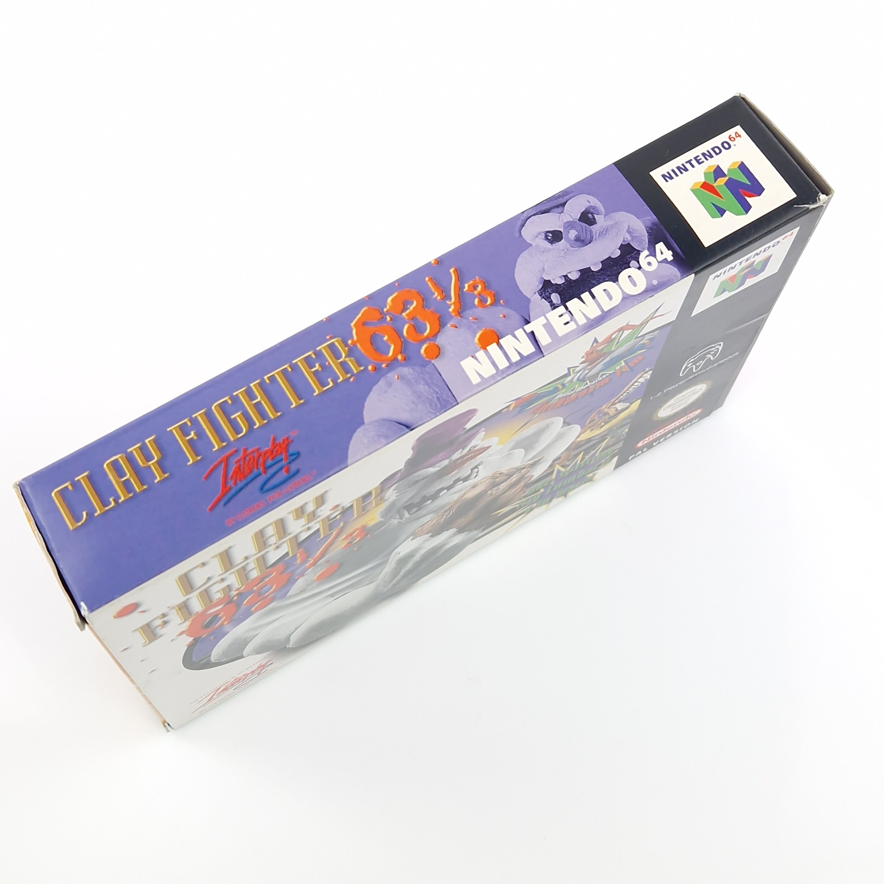 Nintendo 64 Spiel – Clay Fighter 63 1/3 (N64 PAL OVP)