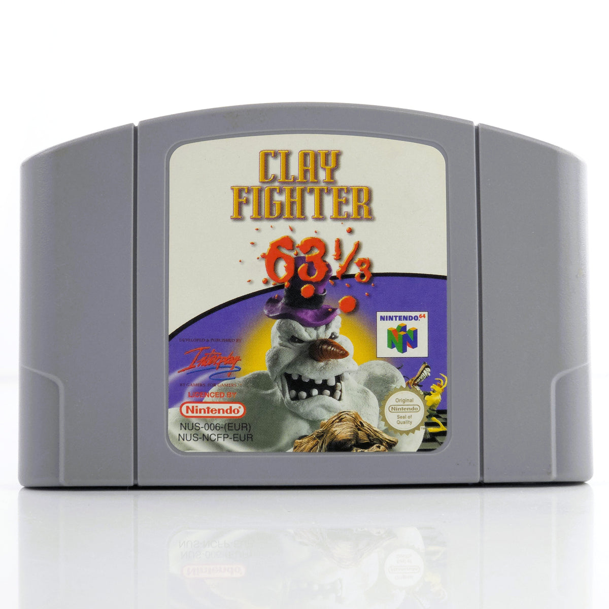 Nintendo 64 Spiel Clay Fighter 63 1/3 PAL EUR