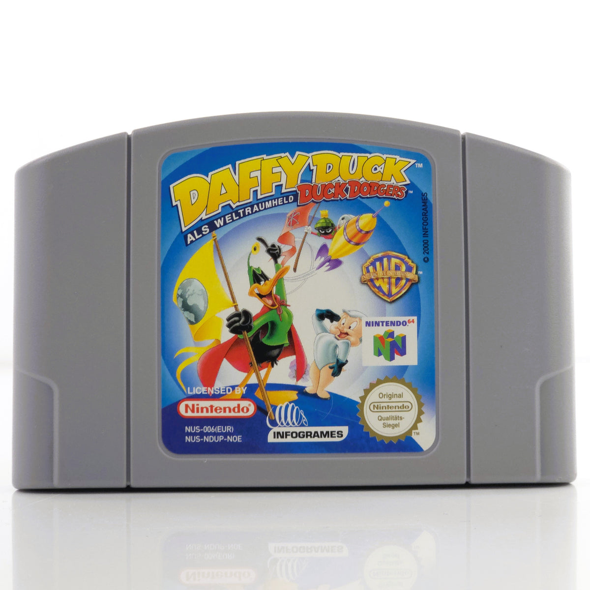 Nintendo 64 Spiel Duck Dodgers PAL sehr gut