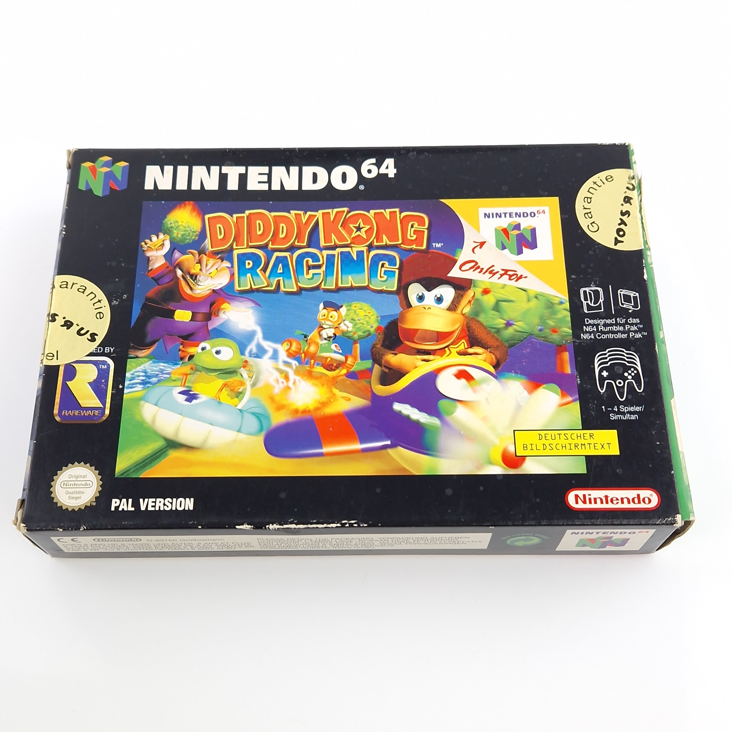 Nintendo 64 Spiel – Diddy Kong Racing N64 OVP PAL CIB