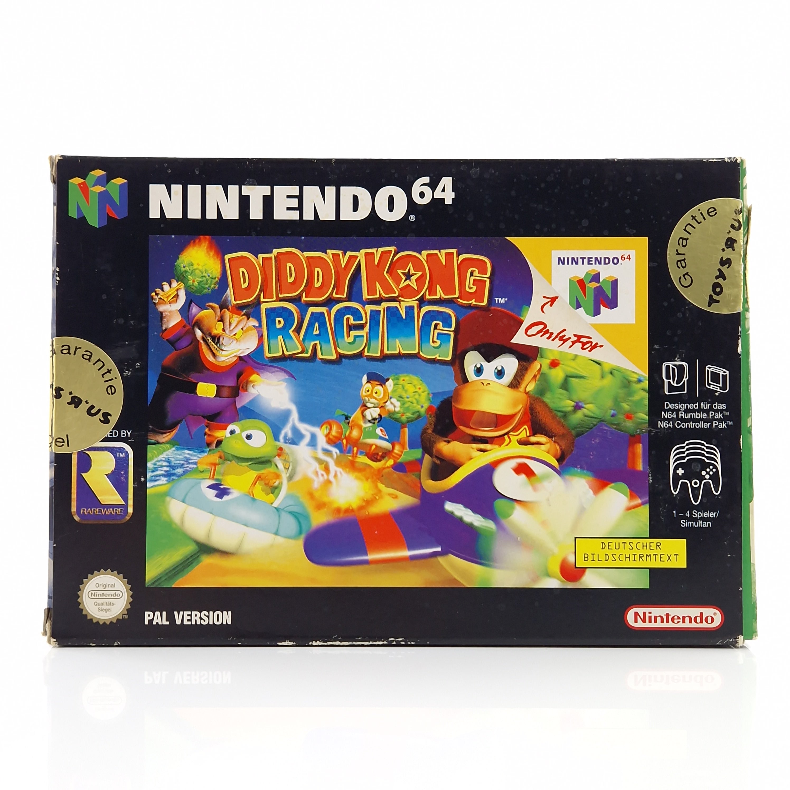 Nintendo 64 Spiel – Diddy Kong Racing N64 OVP PAL CIB