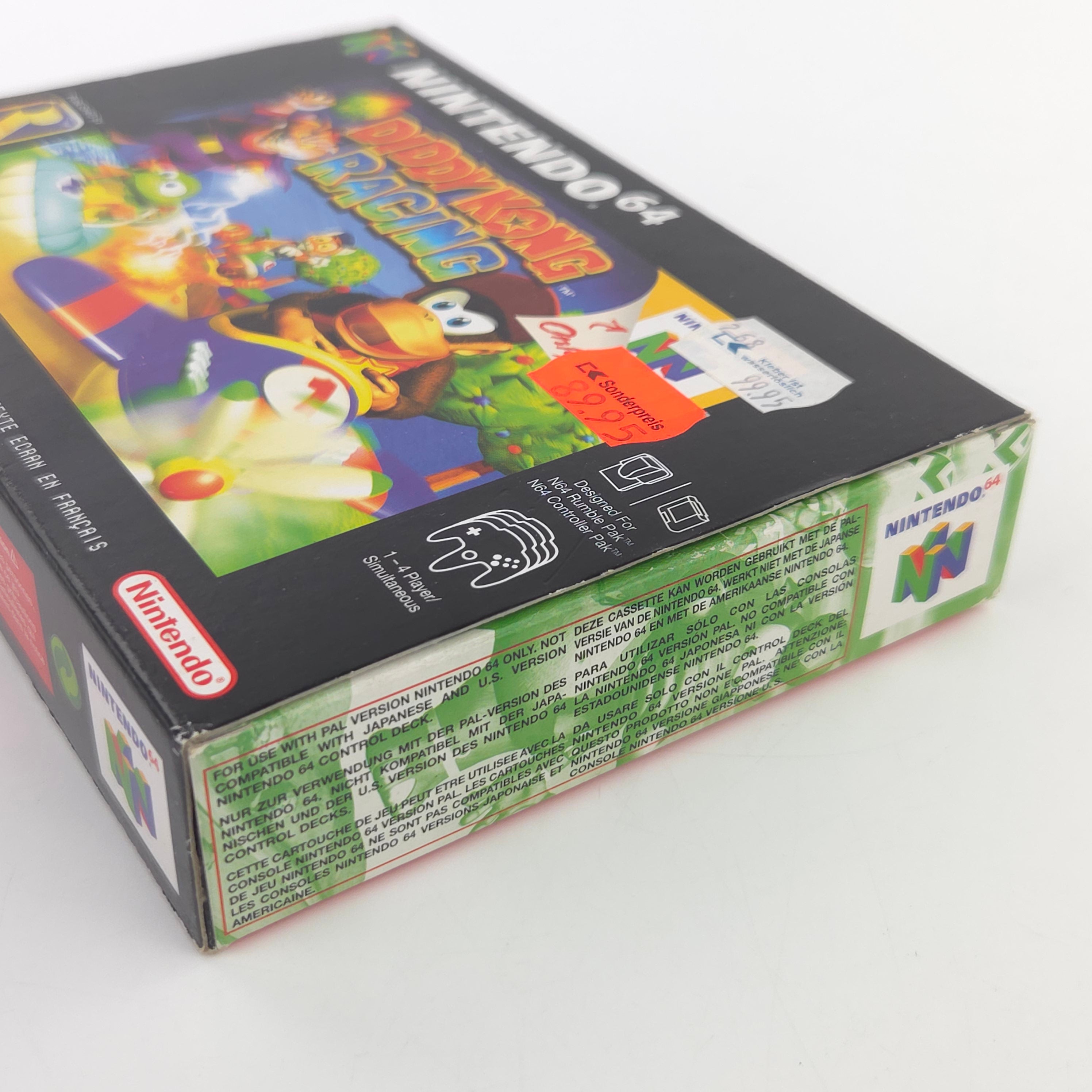 Nintendo 64 Spiel Diddy Kong Racing N64 OVP CIB PAL EUR