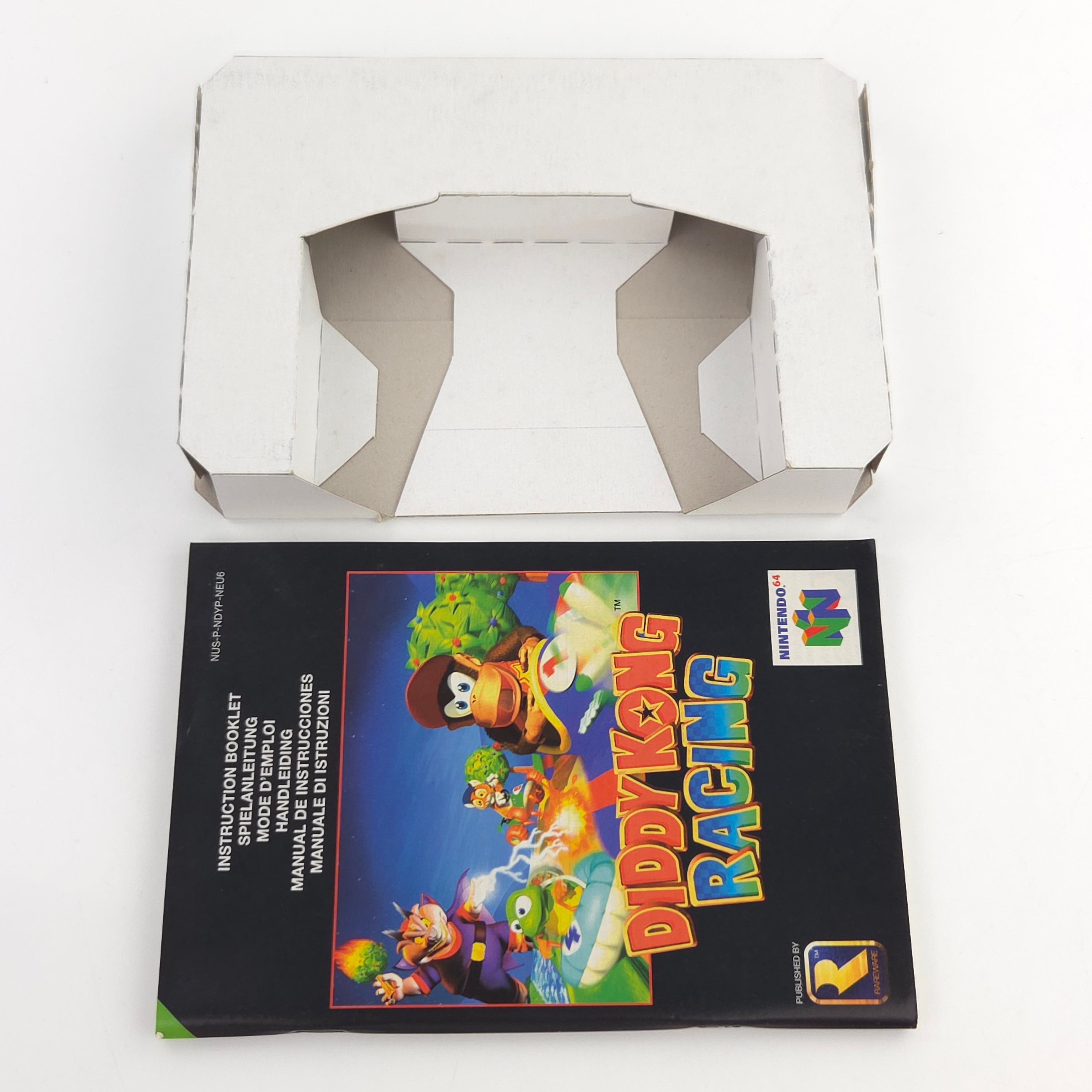 Nintendo 64 Spiel Diddy Kong Racing N64 OVP CIB PAL EUR