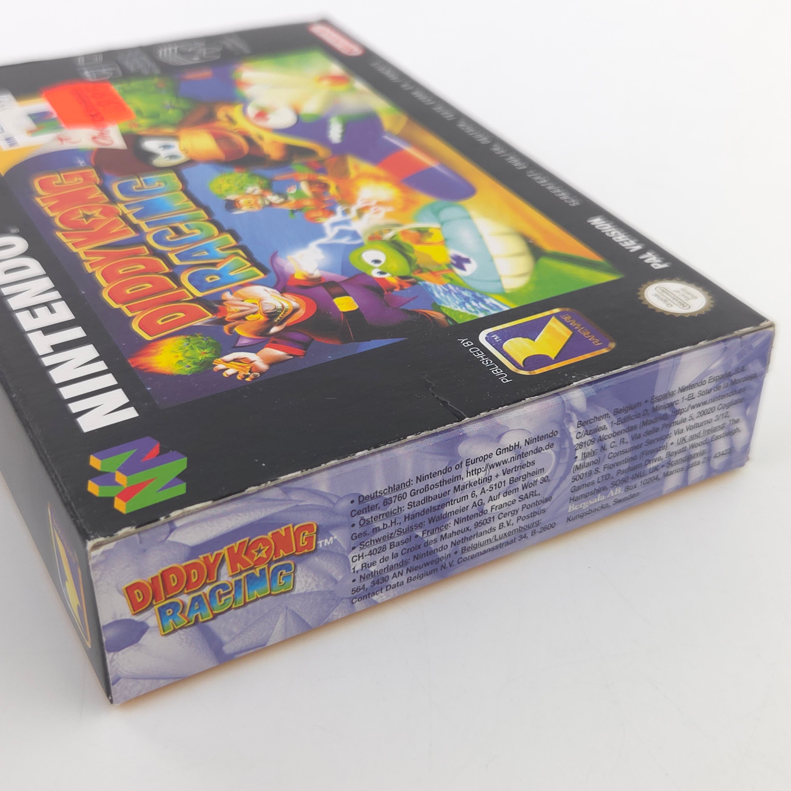 Nintendo 64 Spiel Diddy Kong Racing N64 OVP CIB PAL EUR