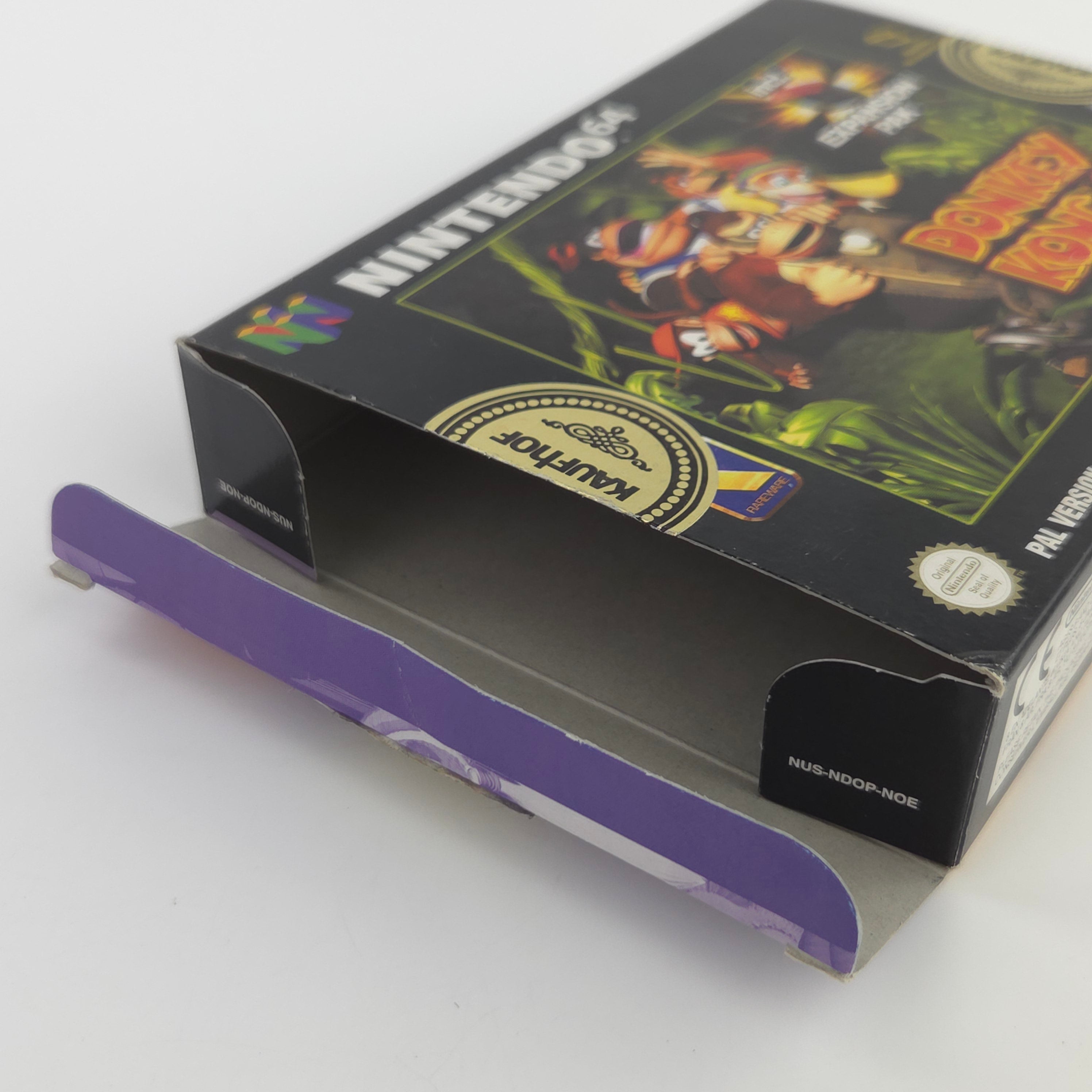 Nintendo 64 Spiel Donkey Kong 64 Modul Anleitung OVP PAL