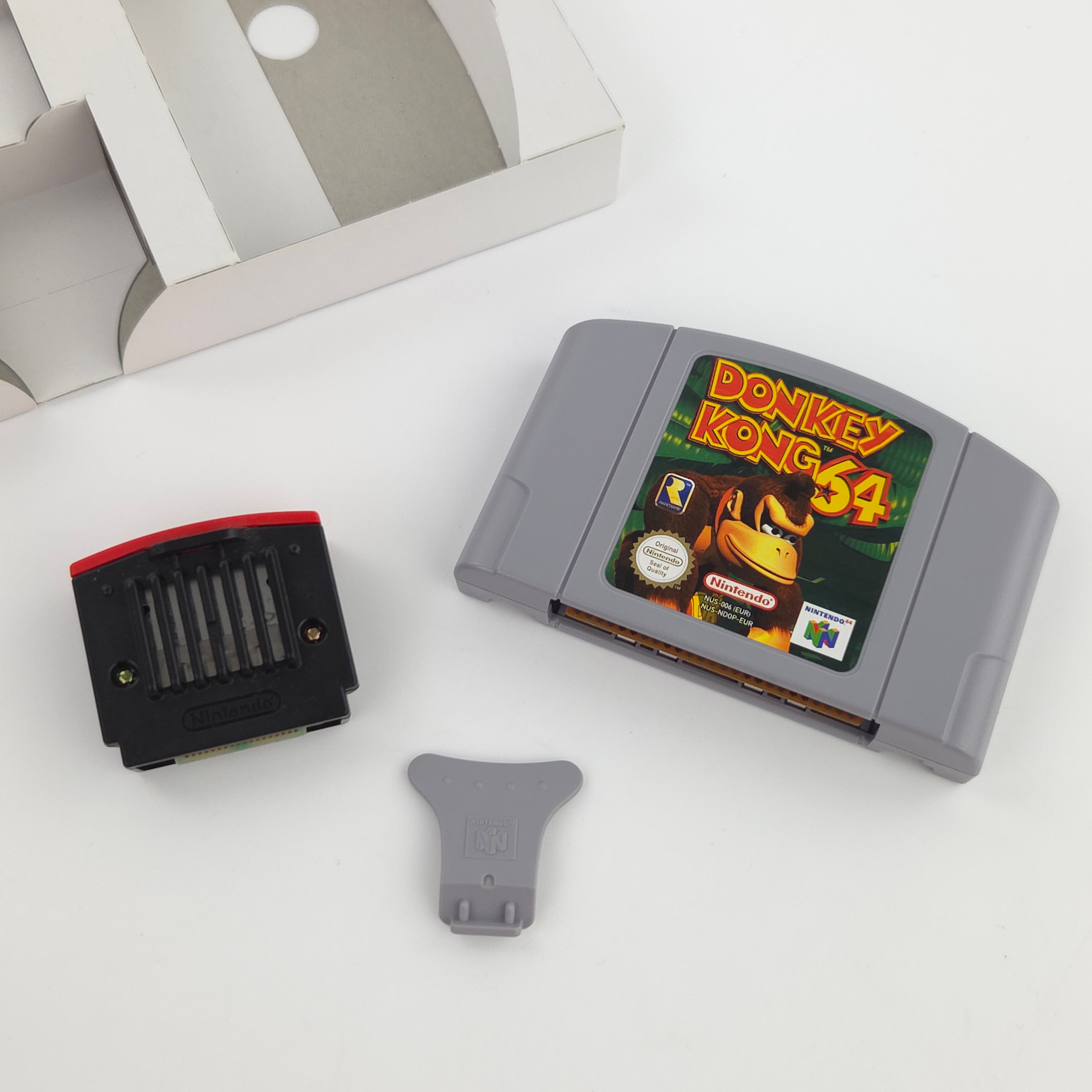 Nintendo 64 Spiel Donkey Kong 64 Modul Anleitung OVP PAL