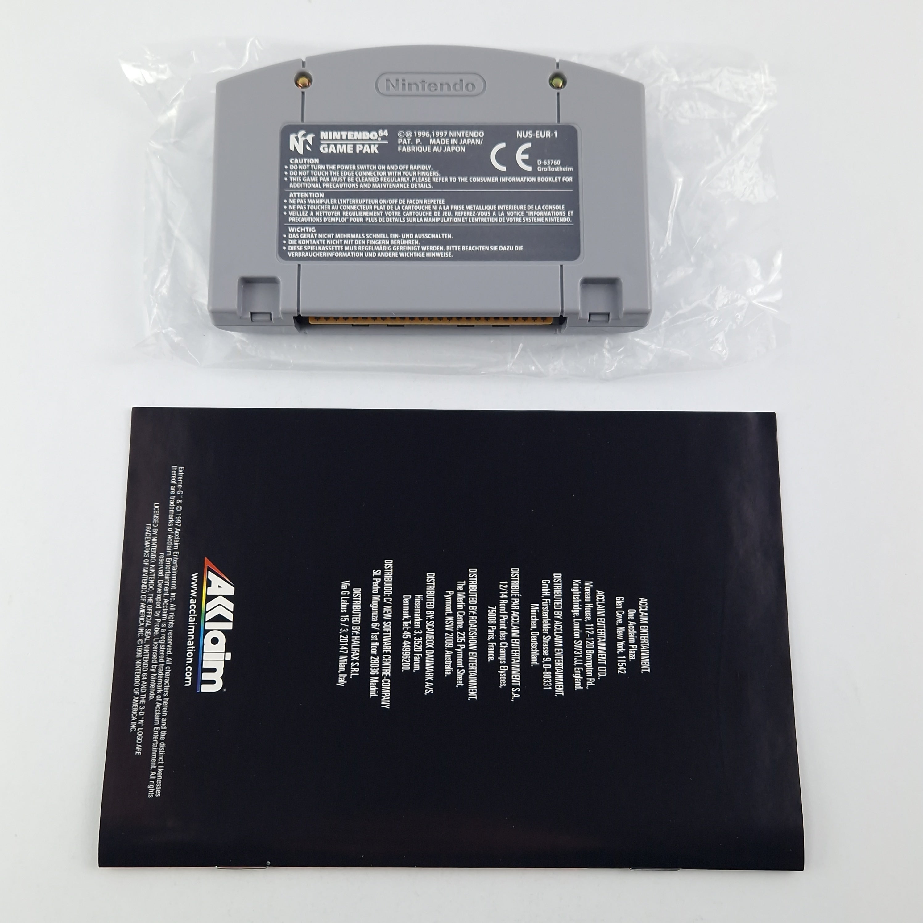 Nintendo 64 Spiel – Extreme-G (N64 CIB PAL OVP)