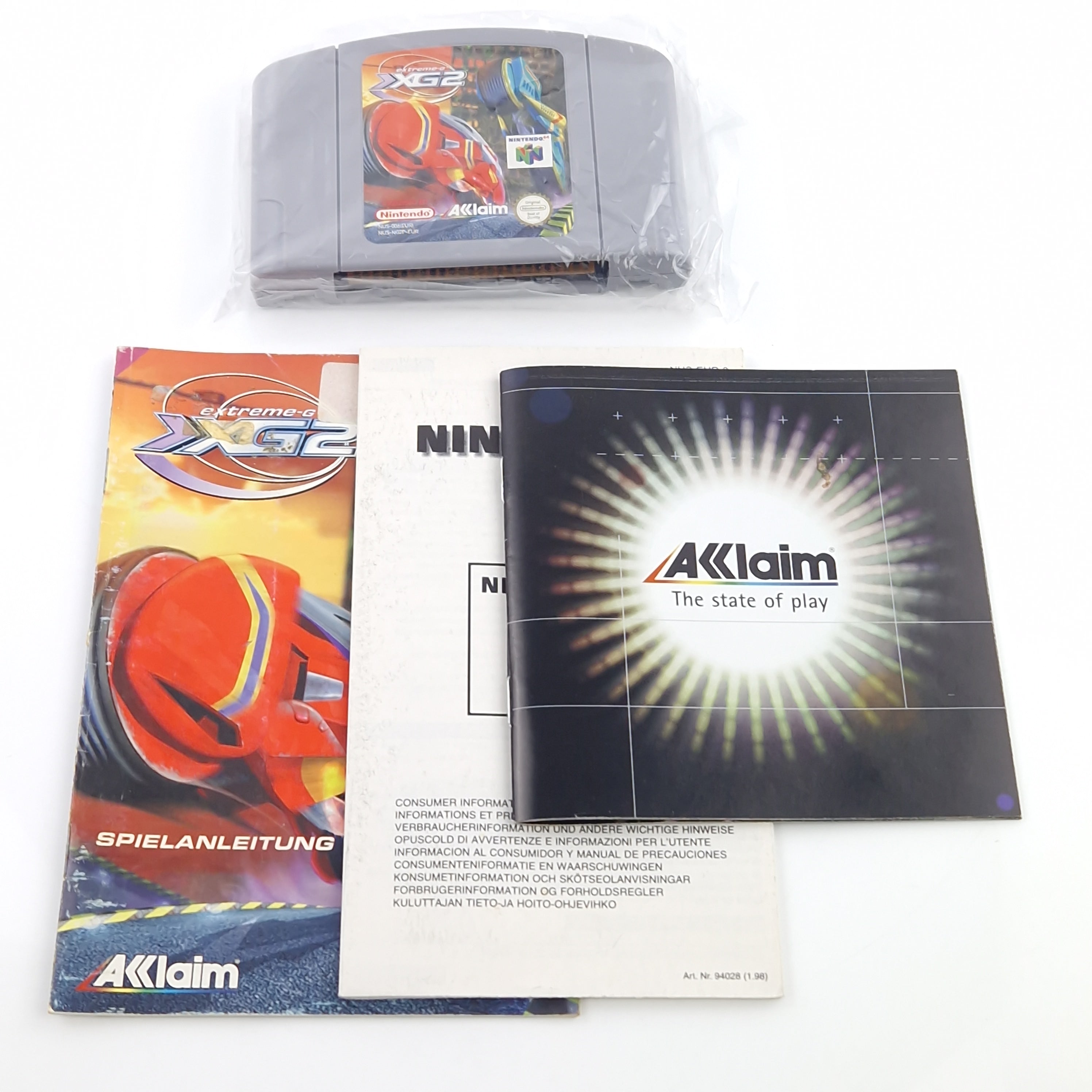 Nintendo 64 Spiel – Extreme-G XG 2 OVP Anleitung CIB N64 PAL
