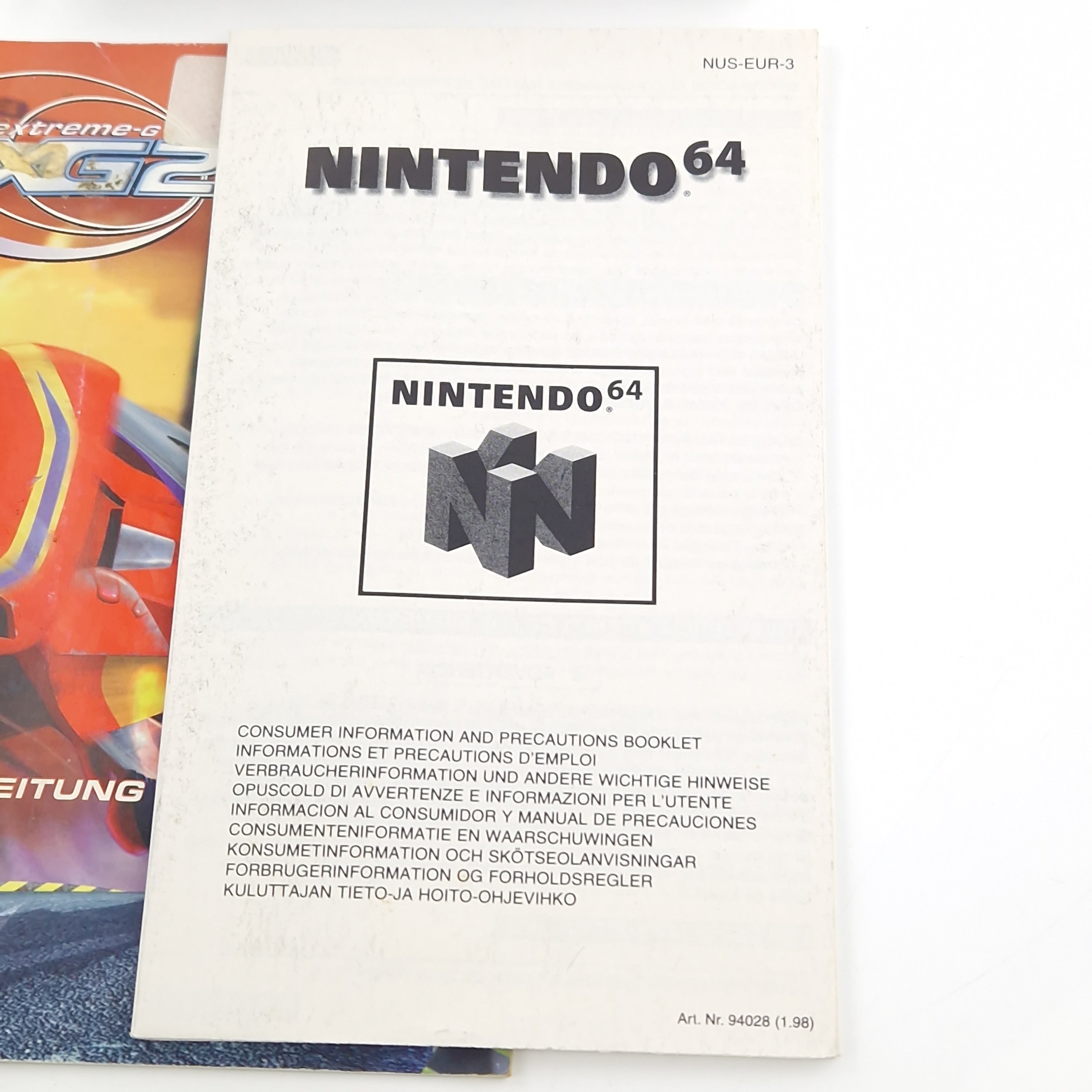 Nintendo 64 Spiel – Extreme-G XG 2 OVP Anleitung CIB N64 PAL