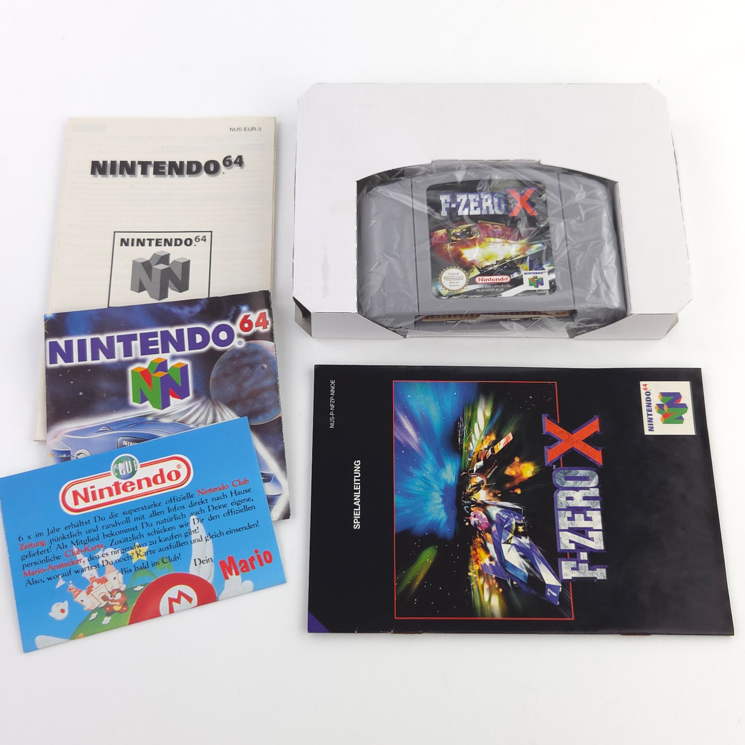 Nintendo 64 Spiel F-Zero X N64 OVP CIB PAL EUR Gebraucht