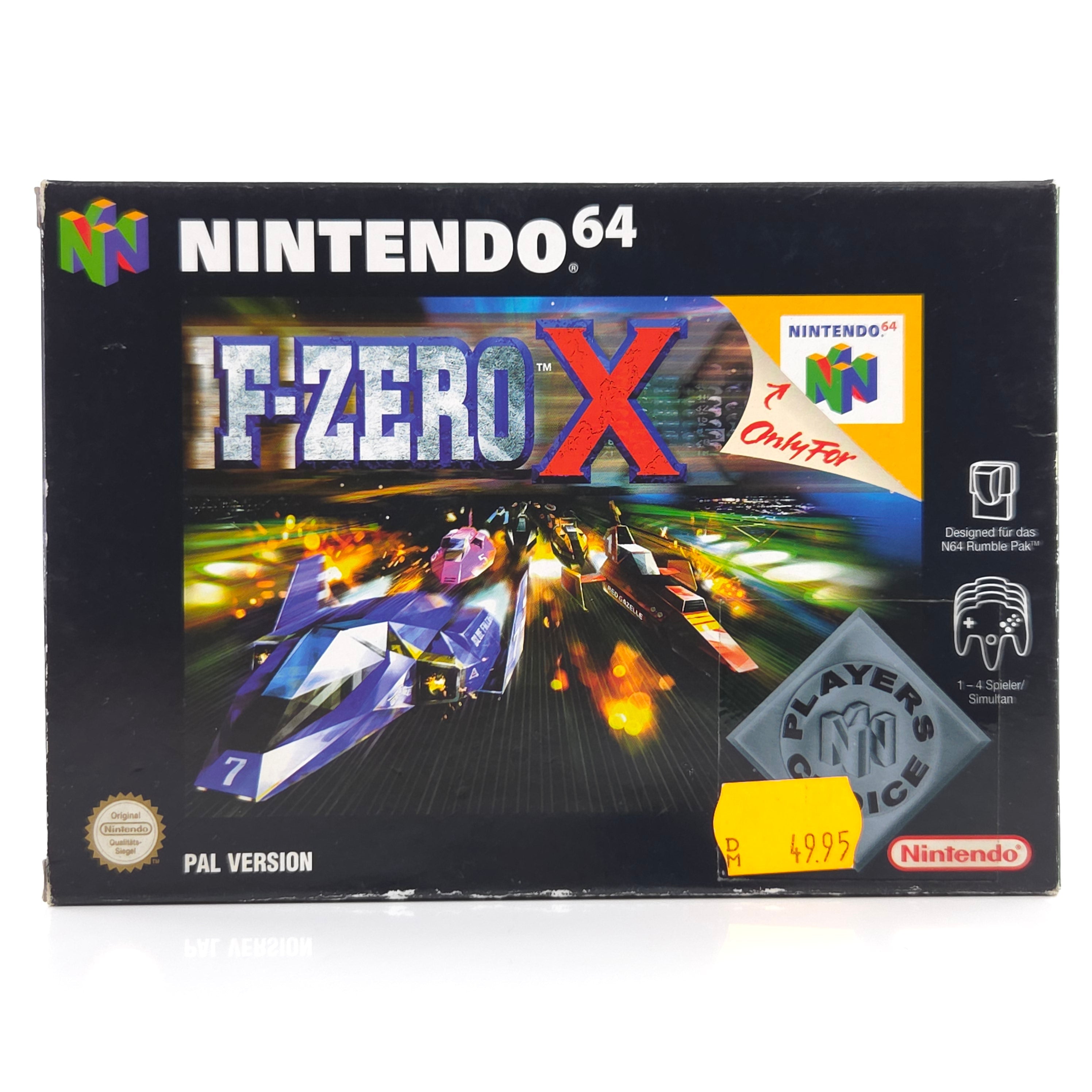Nintendo 64 Spiel F-Zero X N64 OVP CIB PAL EUR Gebraucht