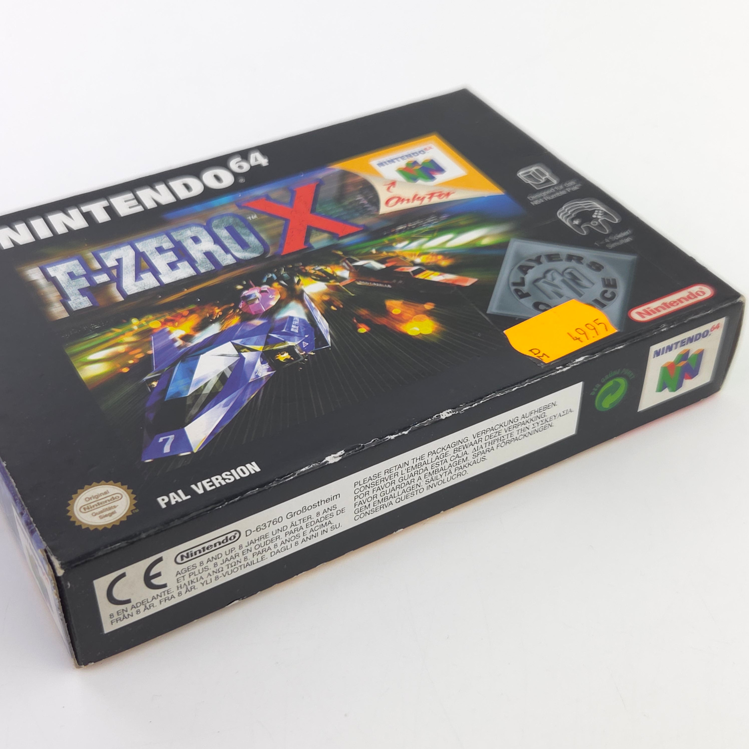 Nintendo 64 Spiel F-Zero X N64 OVP CIB PAL EUR Gebraucht