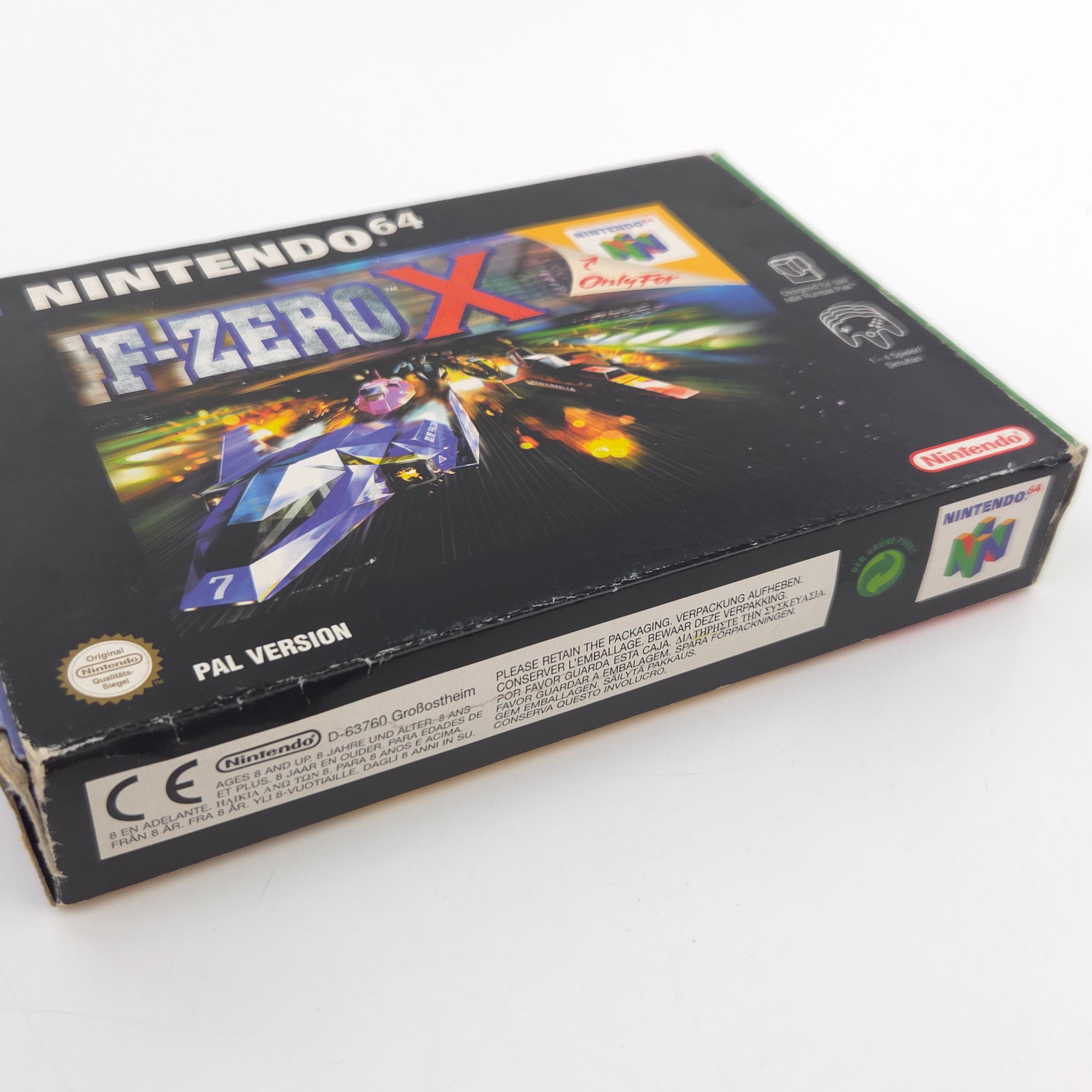Nintendo 64 Spiel – F-Zero X (OVP PAL CIB)