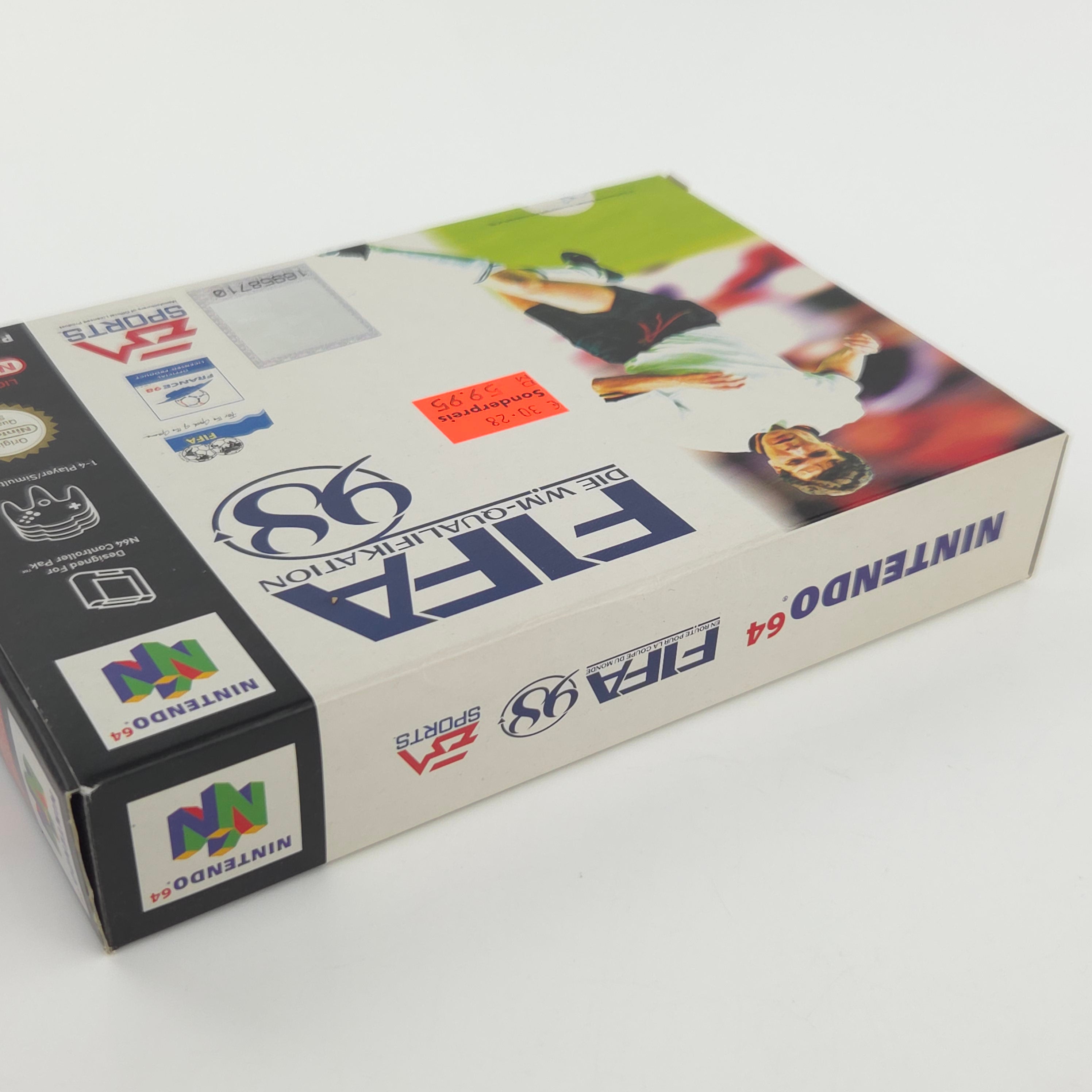Nintendo 64 Spiel FIFA WM Qualifikation 98 N64 OVP PAL